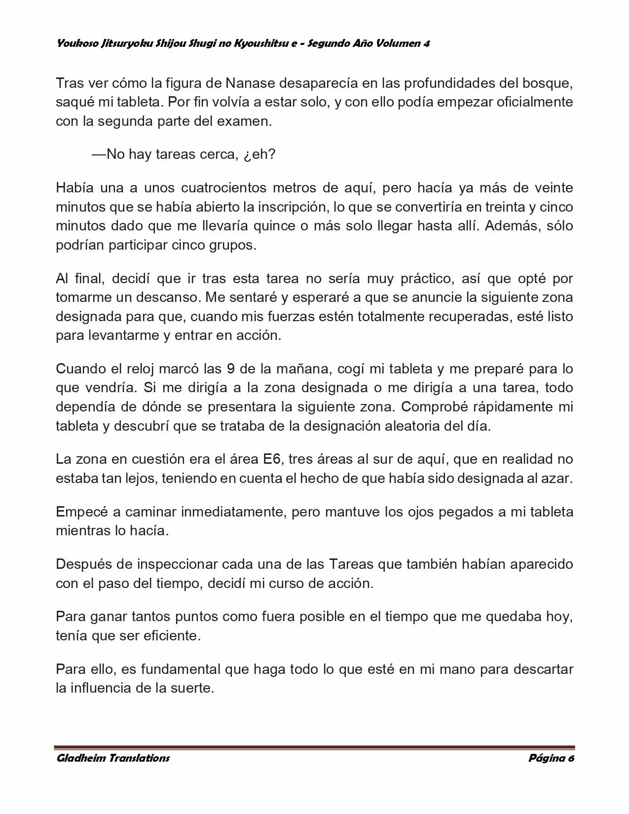 Página 6 del Manga
