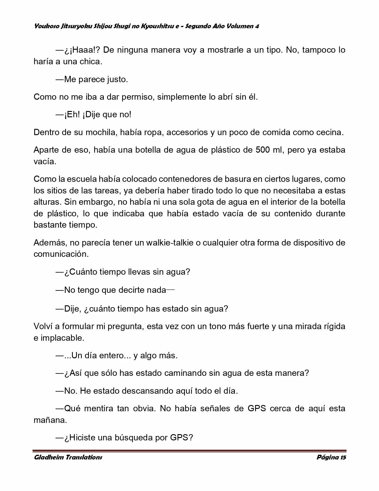 Página 15 del Manga