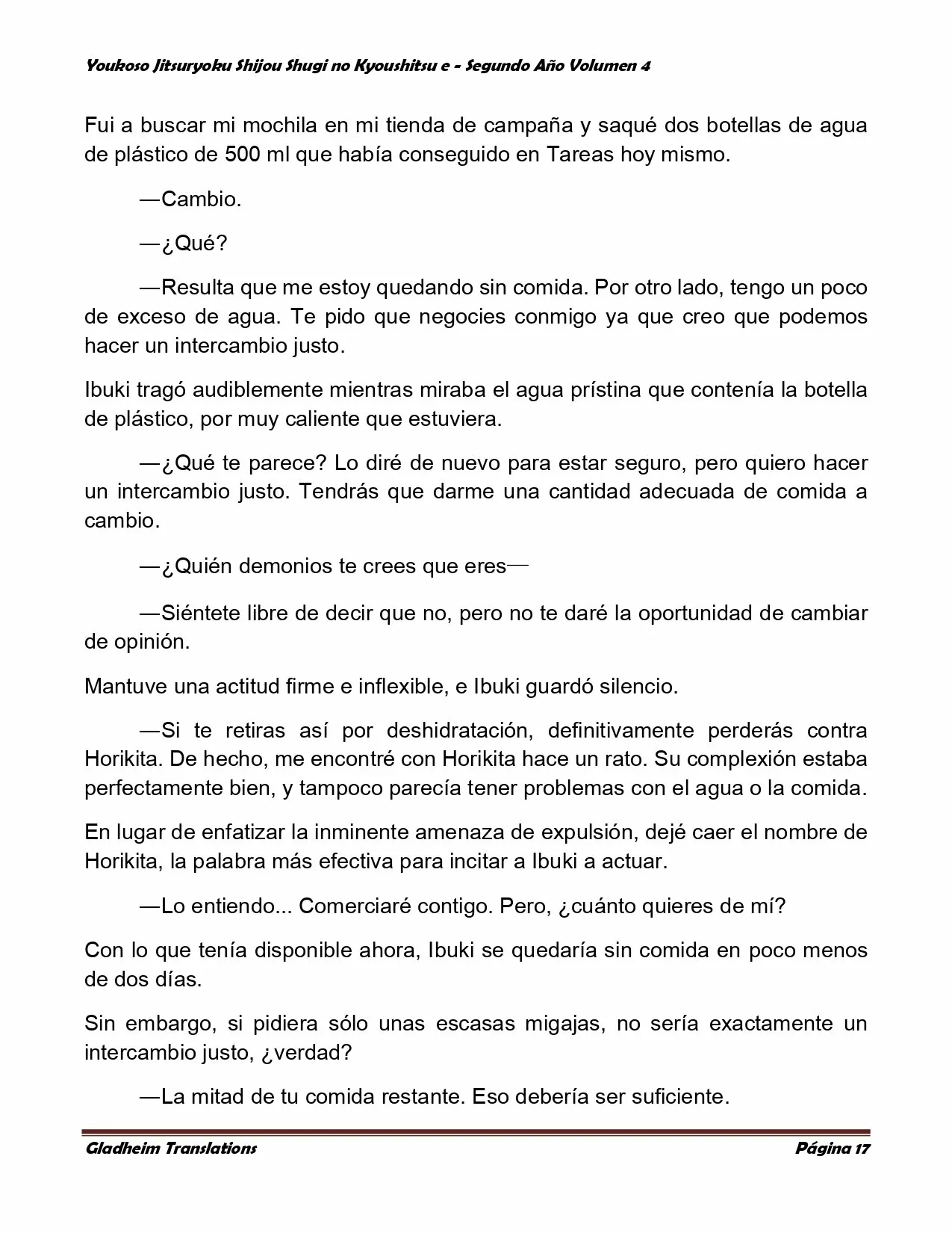 Página 17 del Manga