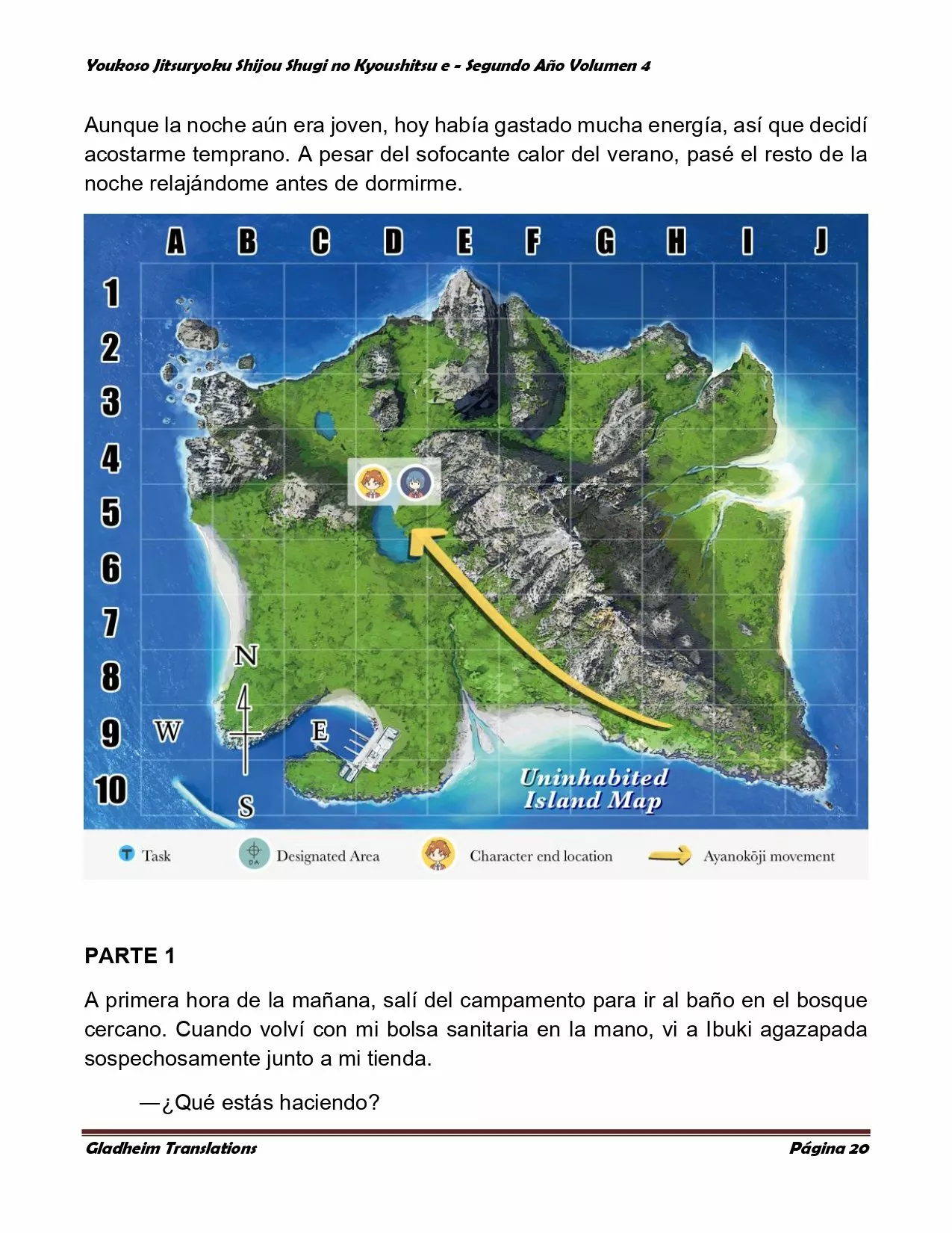 Página 20 del Manga