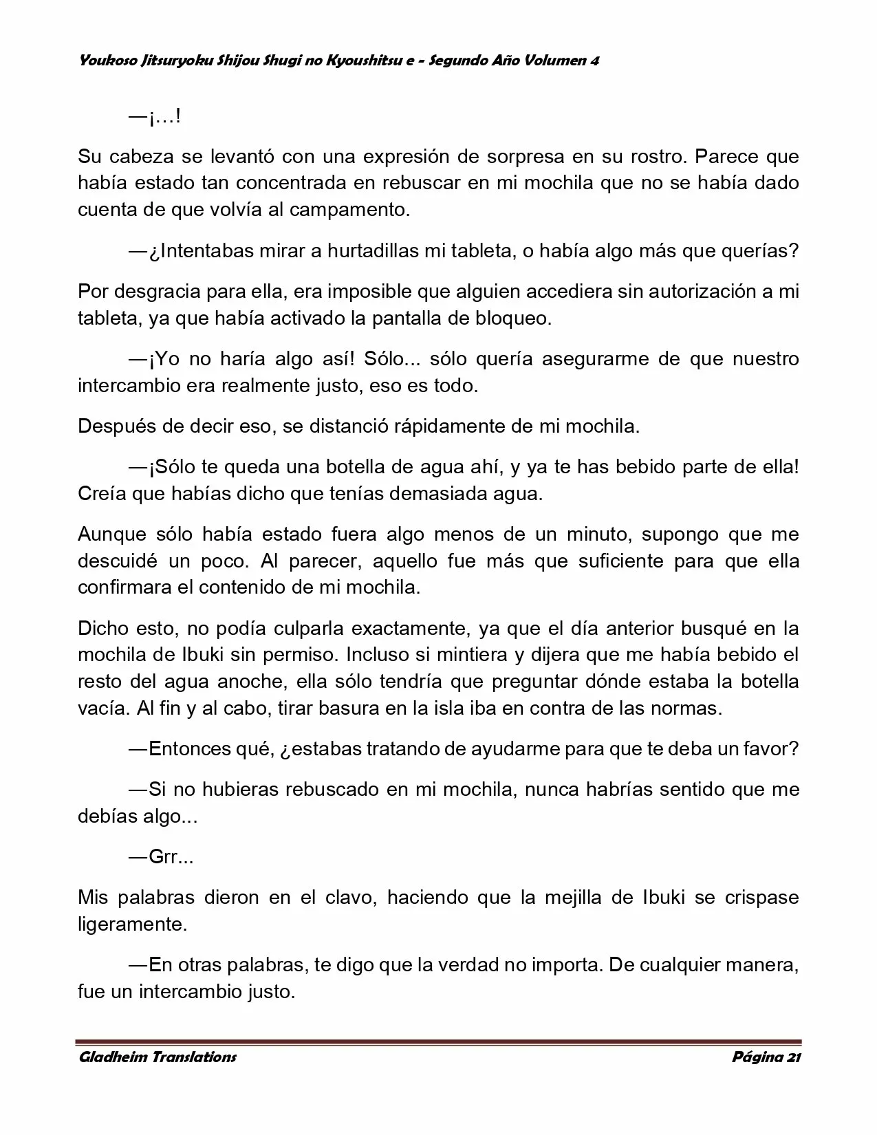 Página 21 del Manga