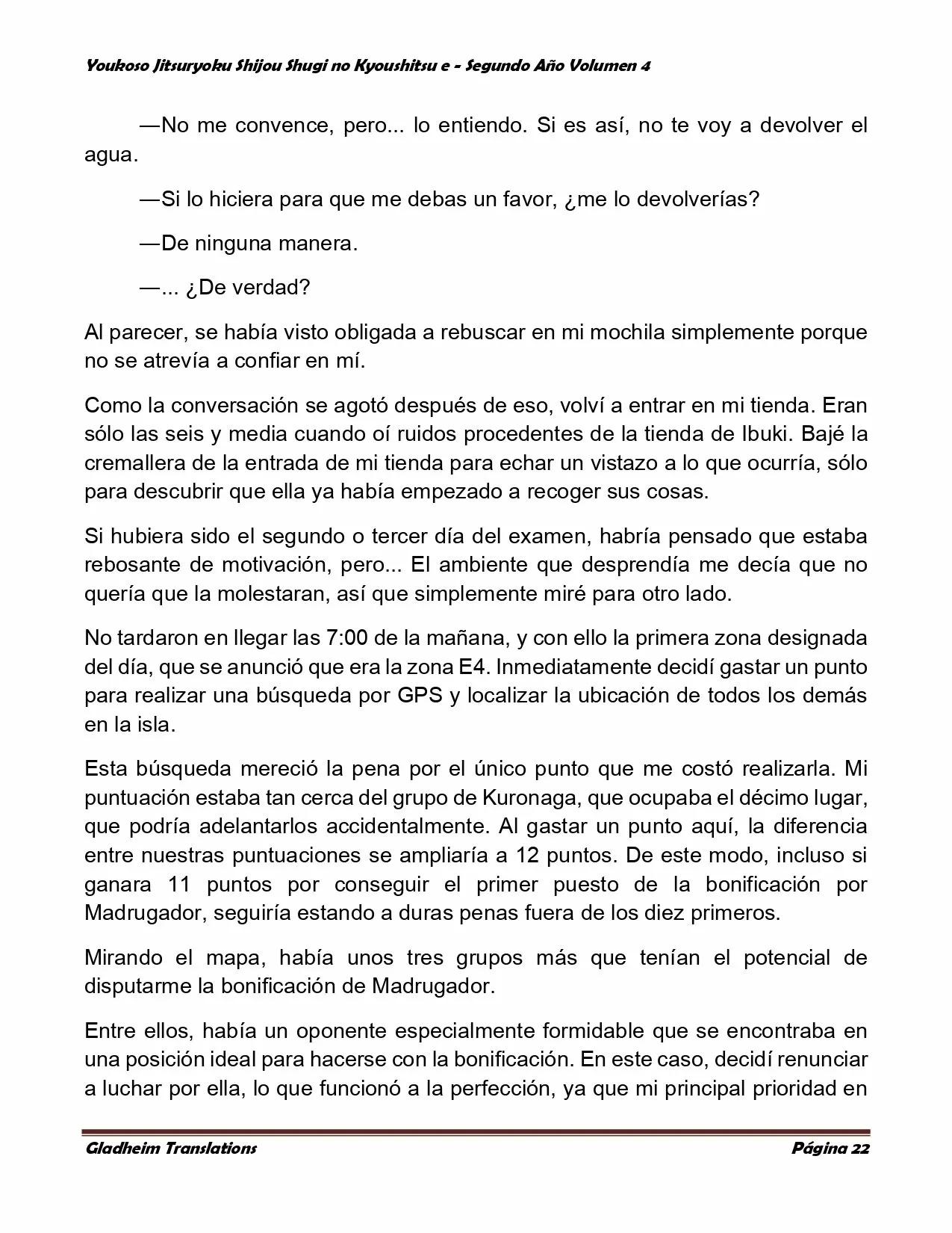 Página 22 del Manga