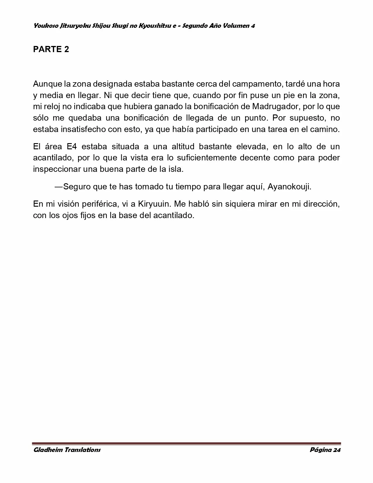 Página 24 del Manga