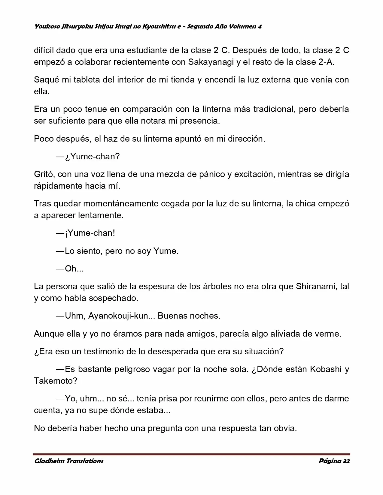 Página 32 del Manga