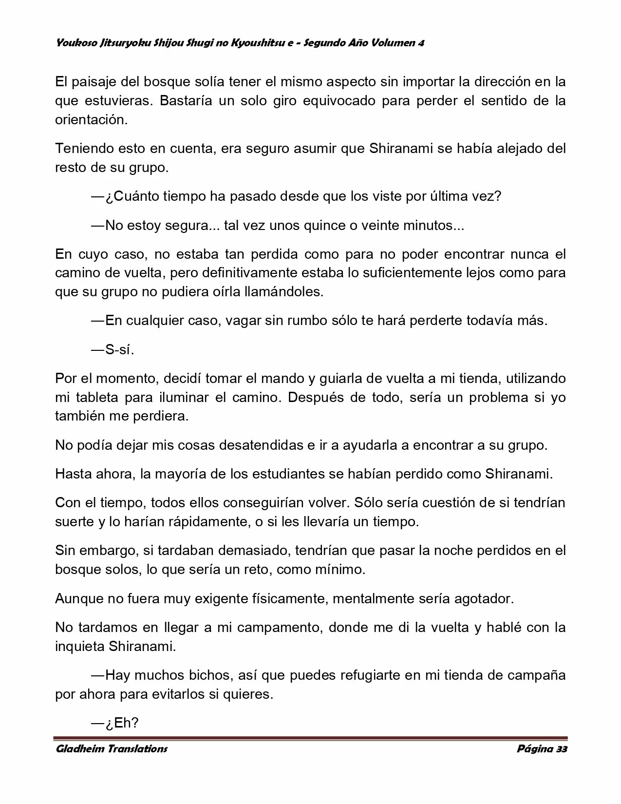 Página 33 del Manga