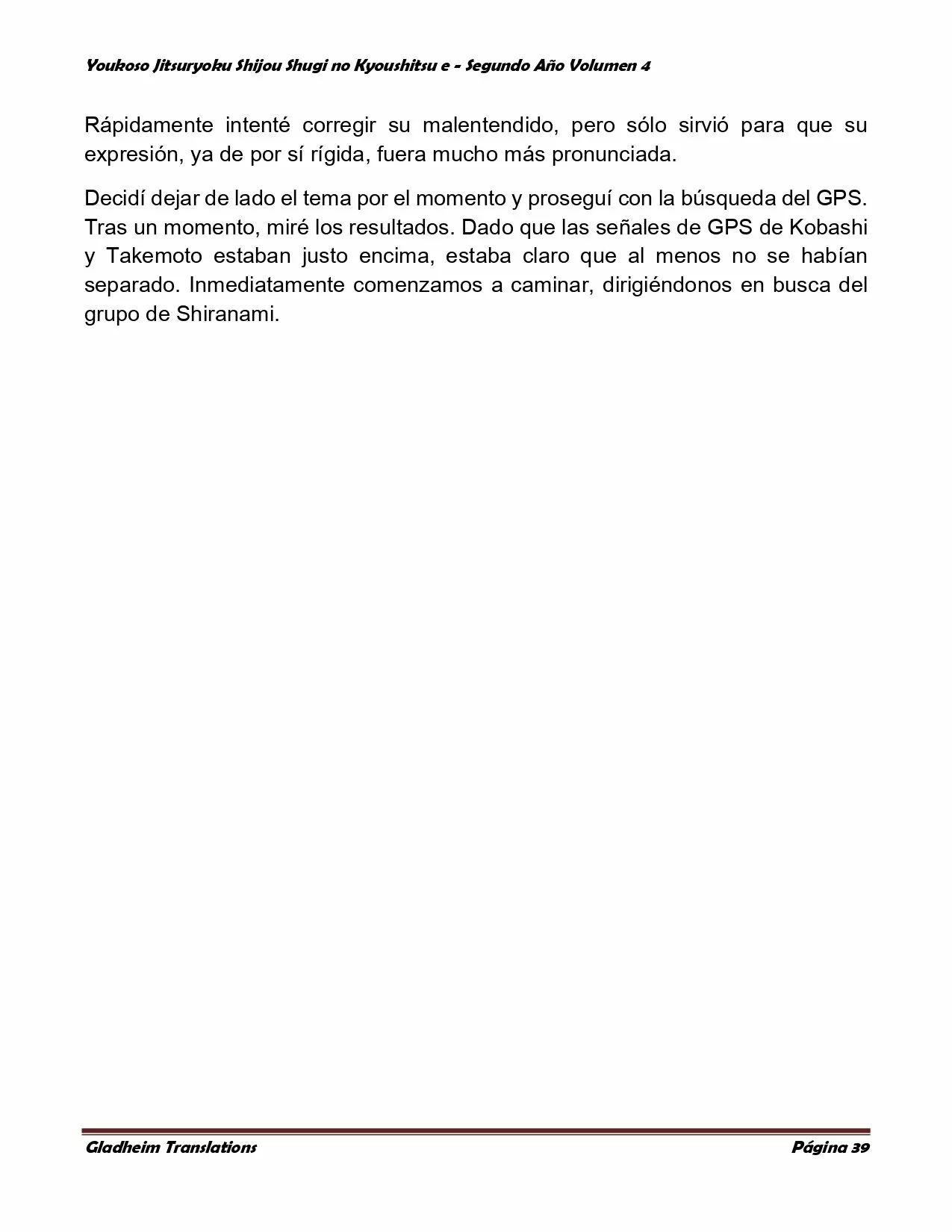 Página 39 del Manga