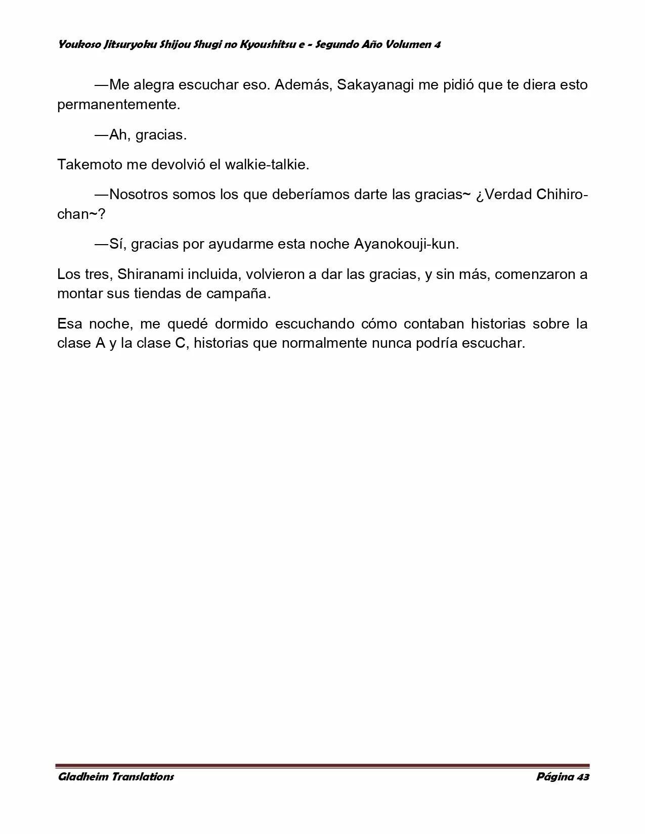 Página 43 del Manga