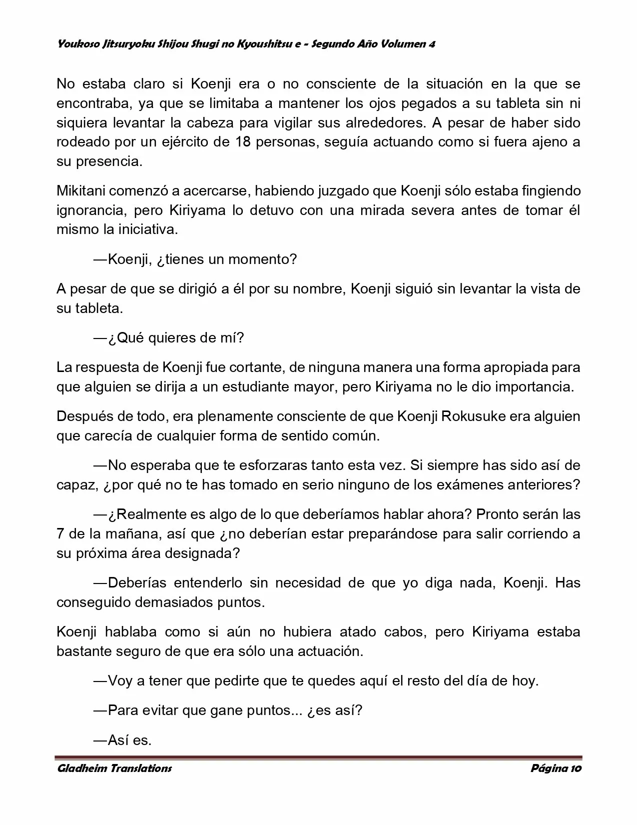 Página 10 del Manga