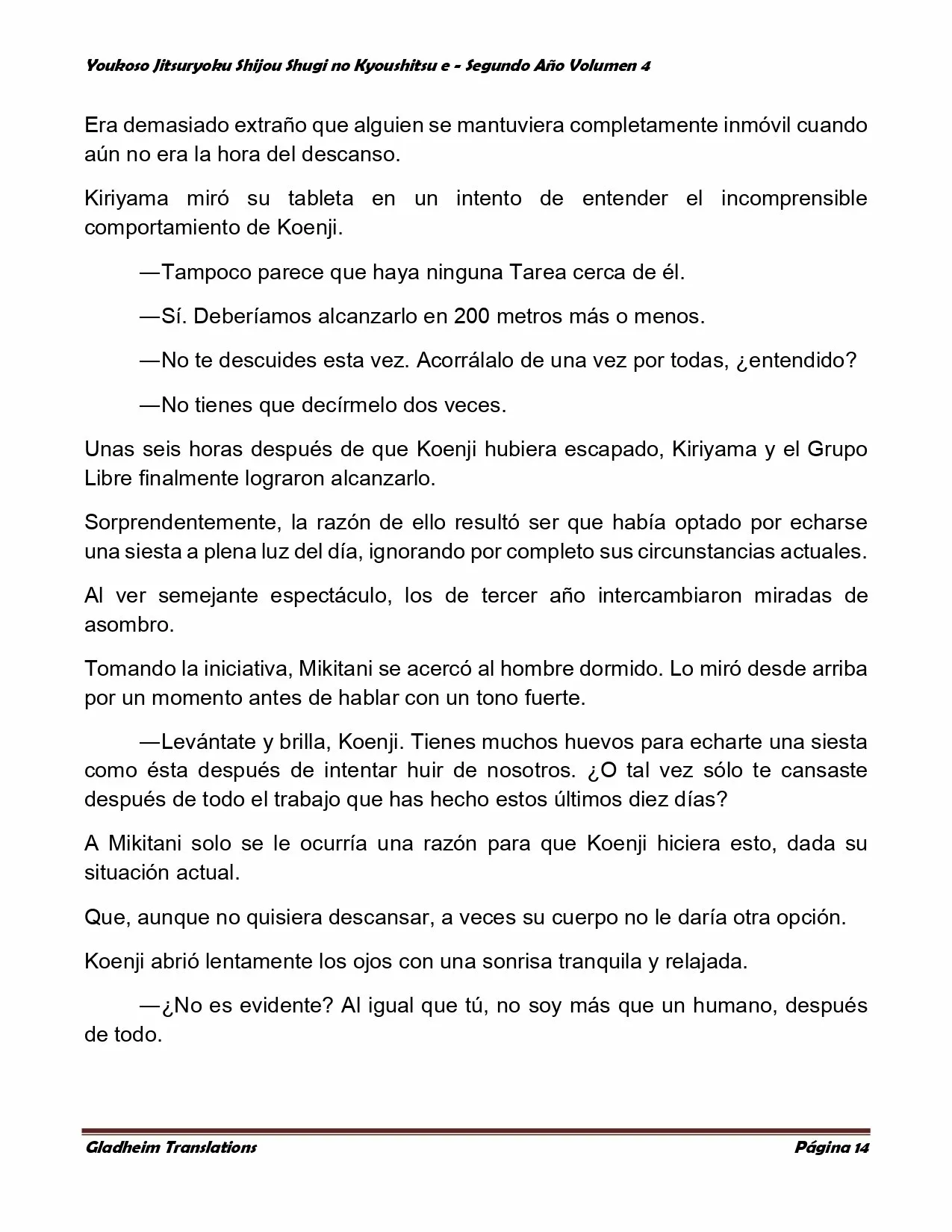 Página 14 del Manga