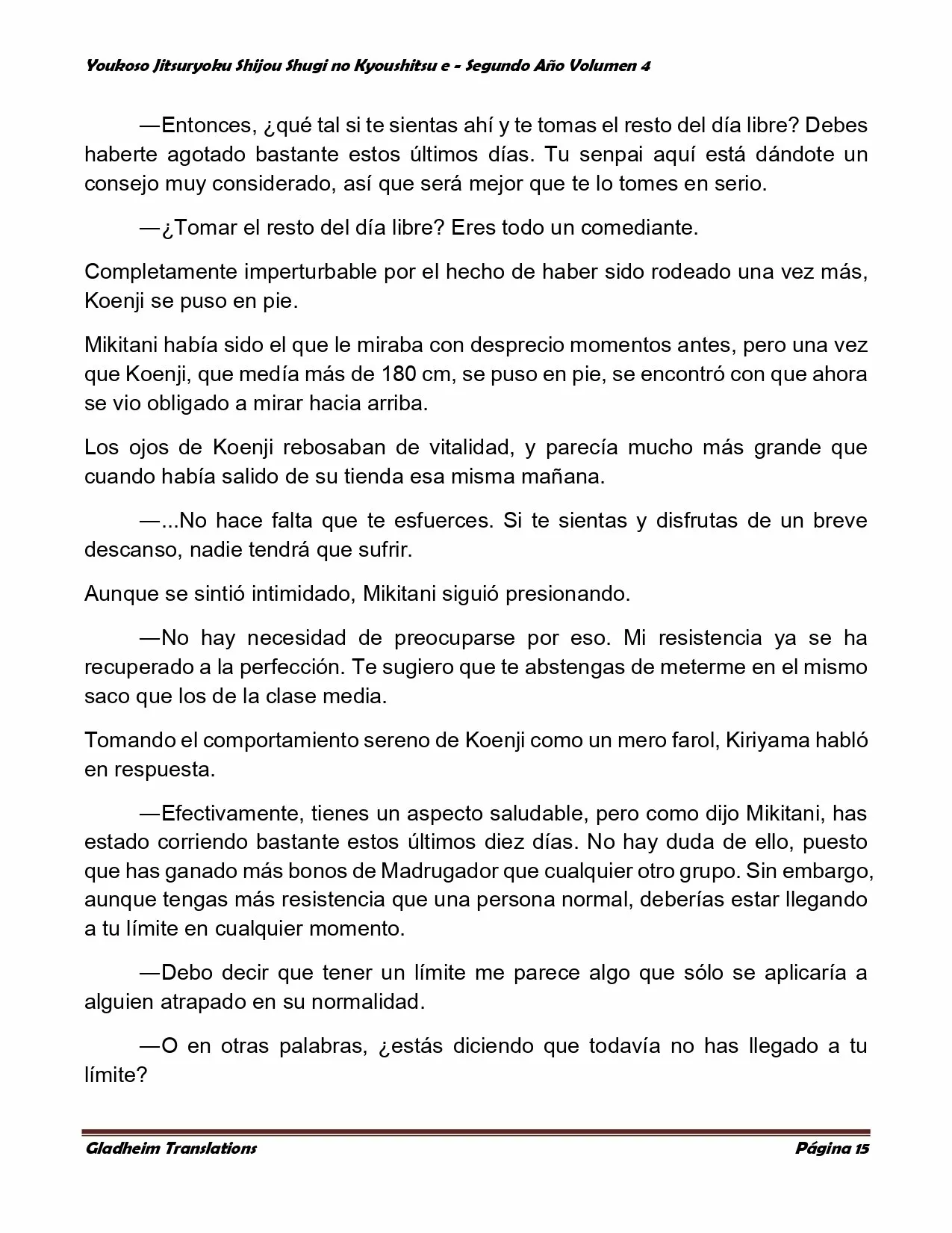 Página 15 del Manga