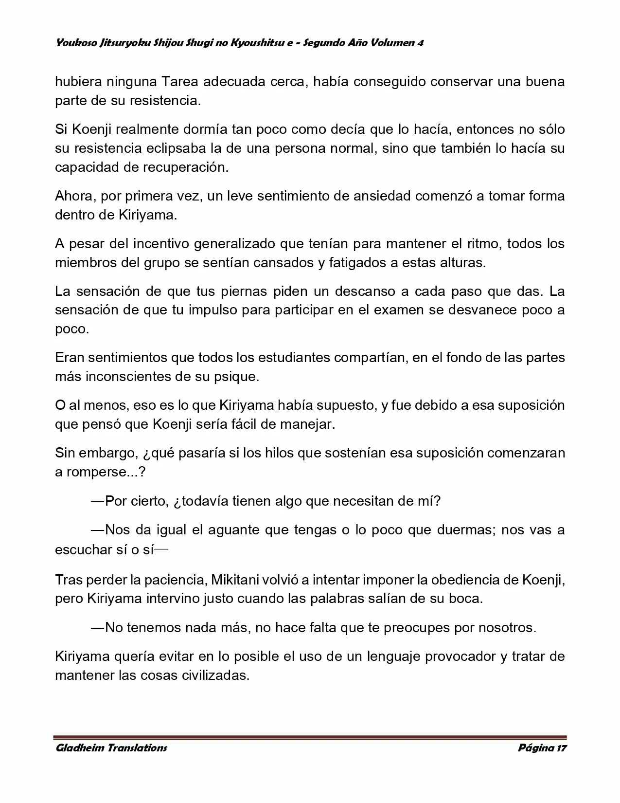 Página 17 del Manga