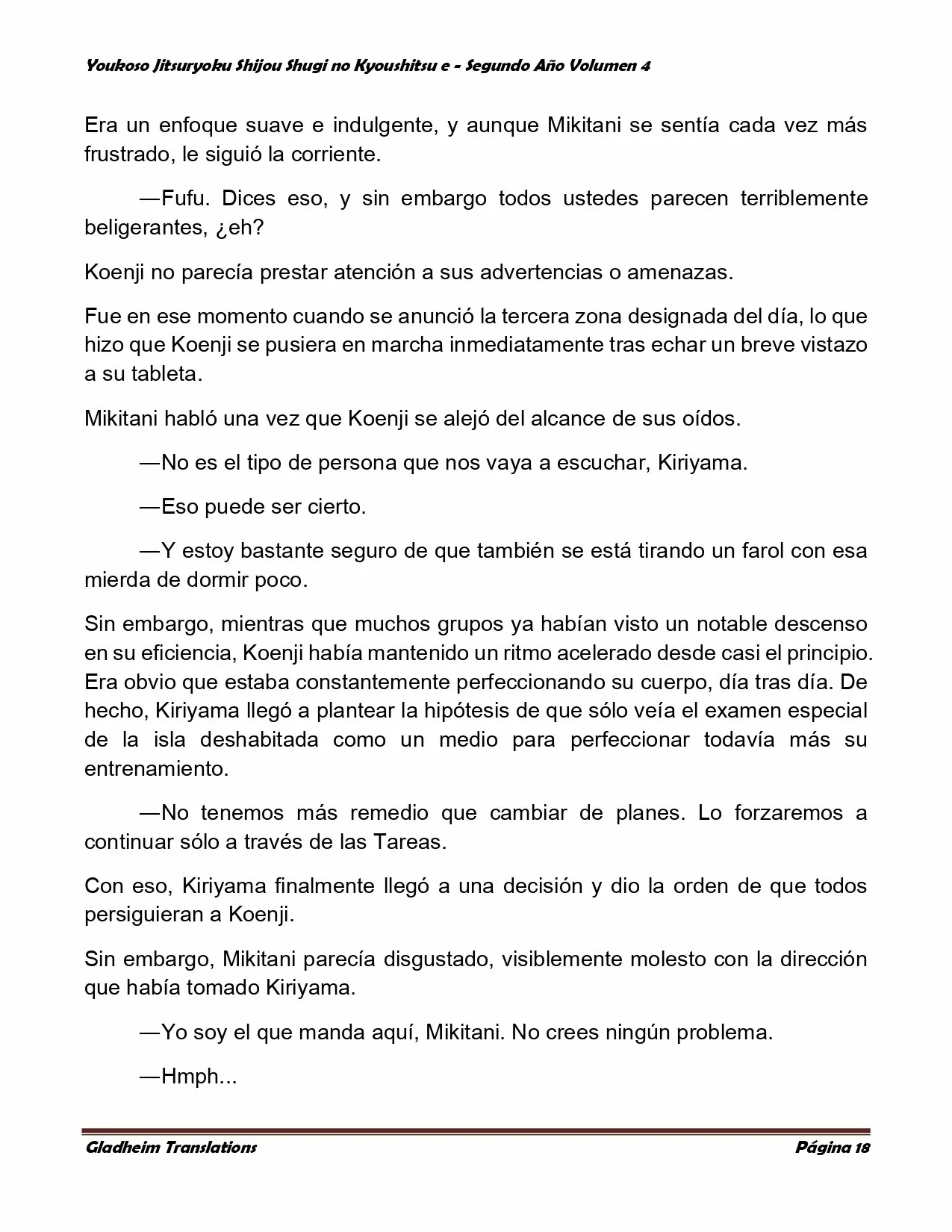 Página 18 del Manga