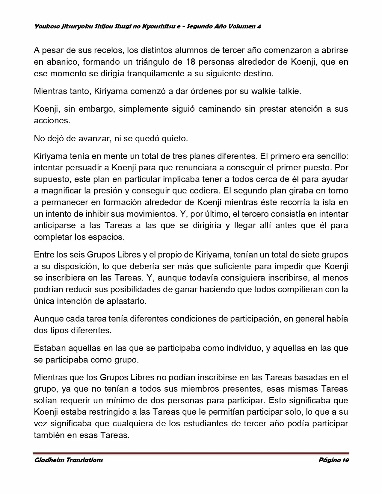 Página 19 del Manga