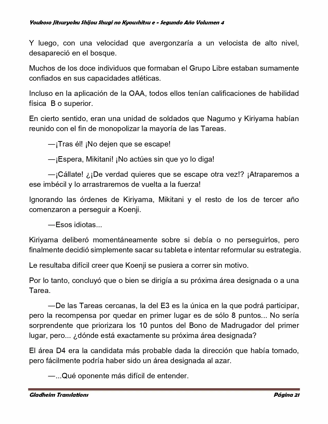 Página 21 del Manga