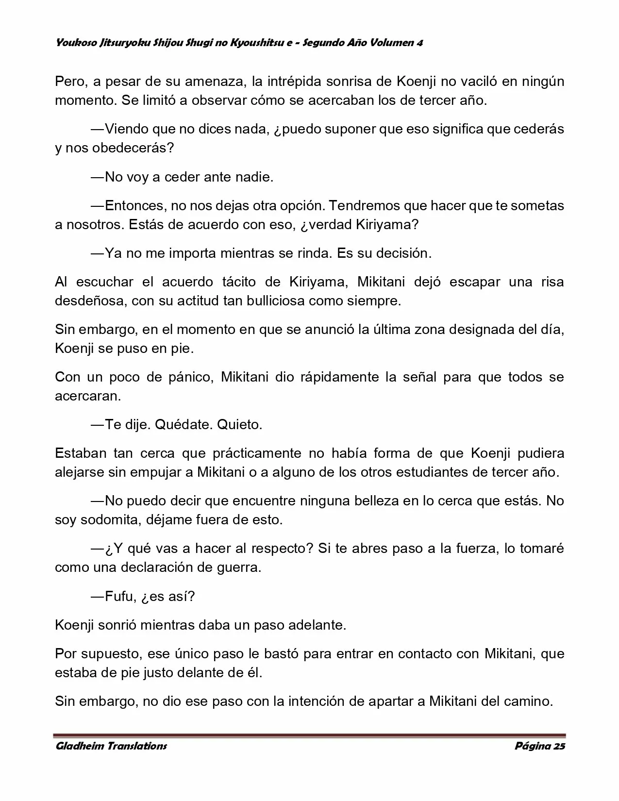 Página 25 del Manga