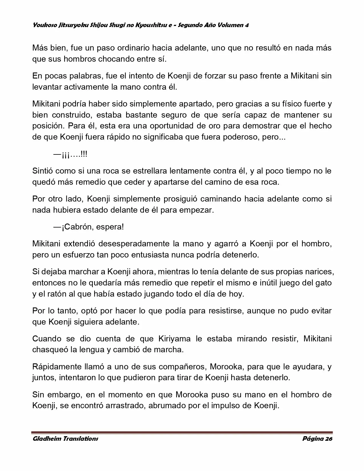 Página 26 del Manga