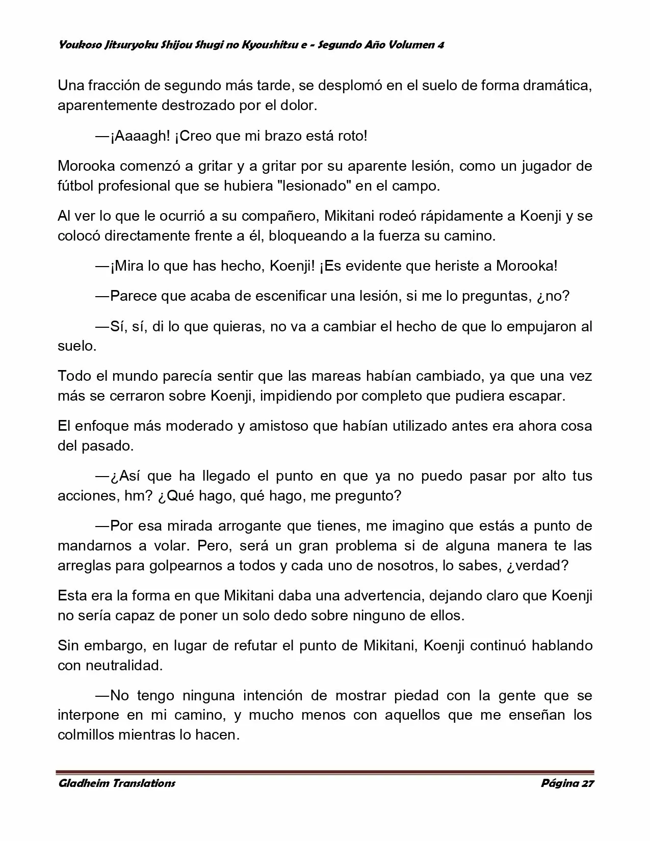 Página 27 del Manga