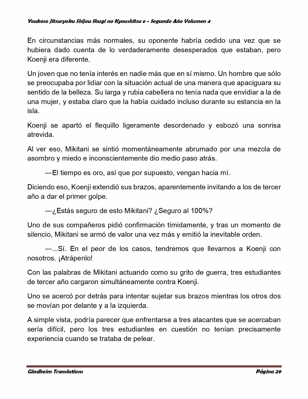 Página 29 del Manga