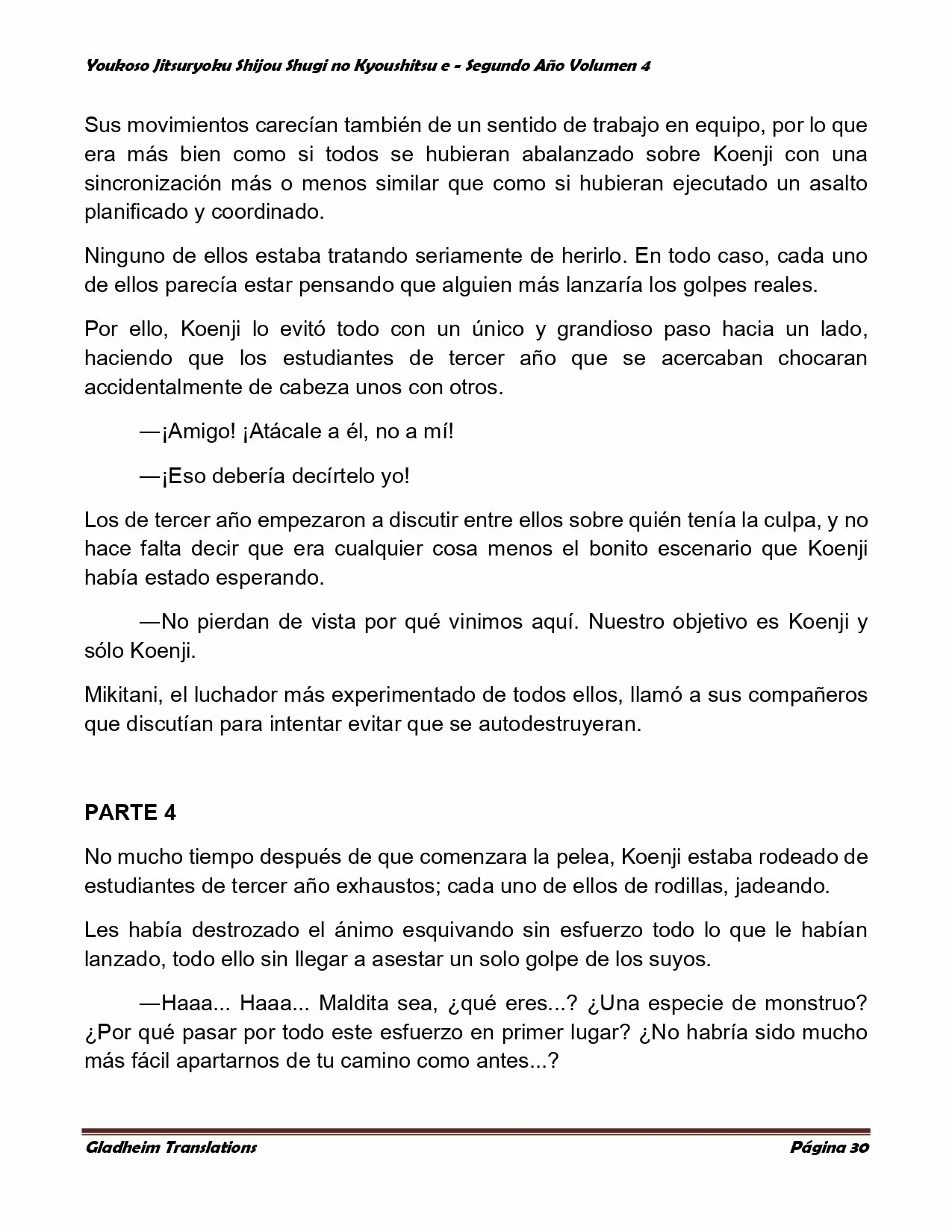 Página 30 del Manga