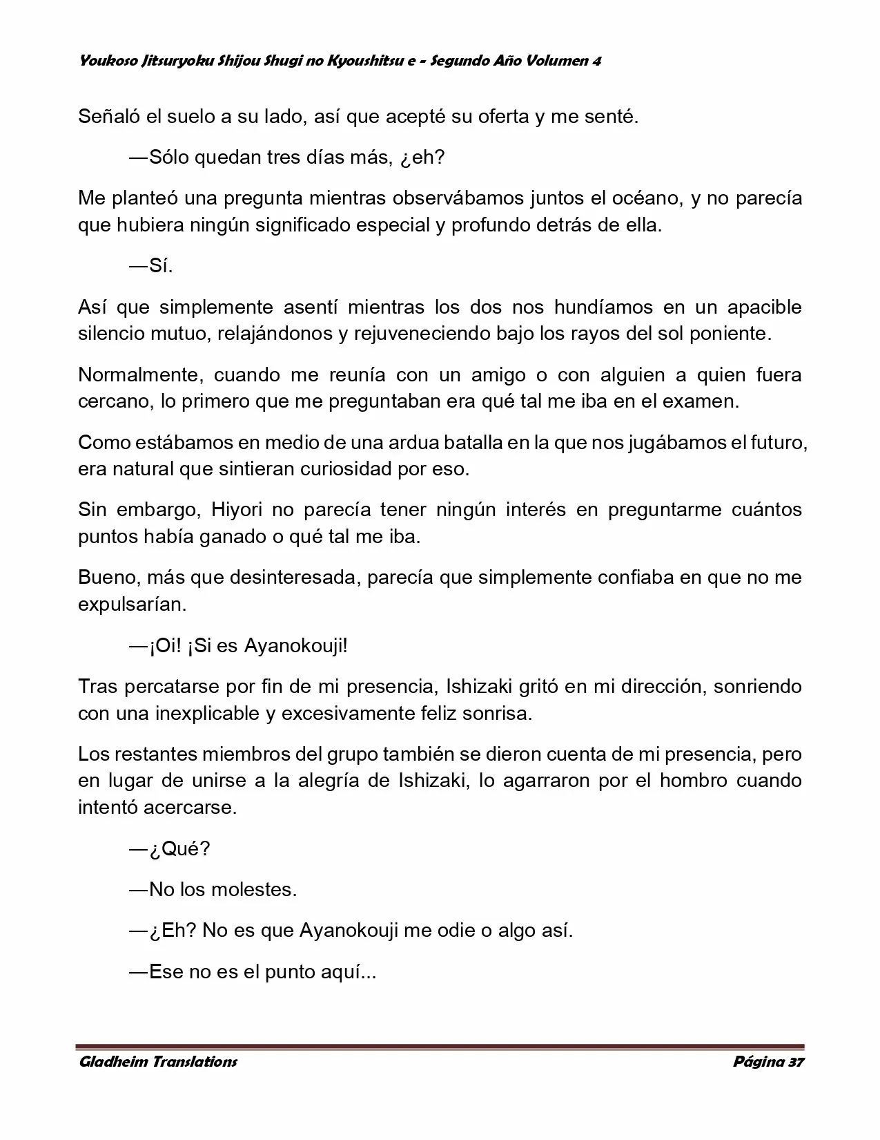 Página 37 del Manga