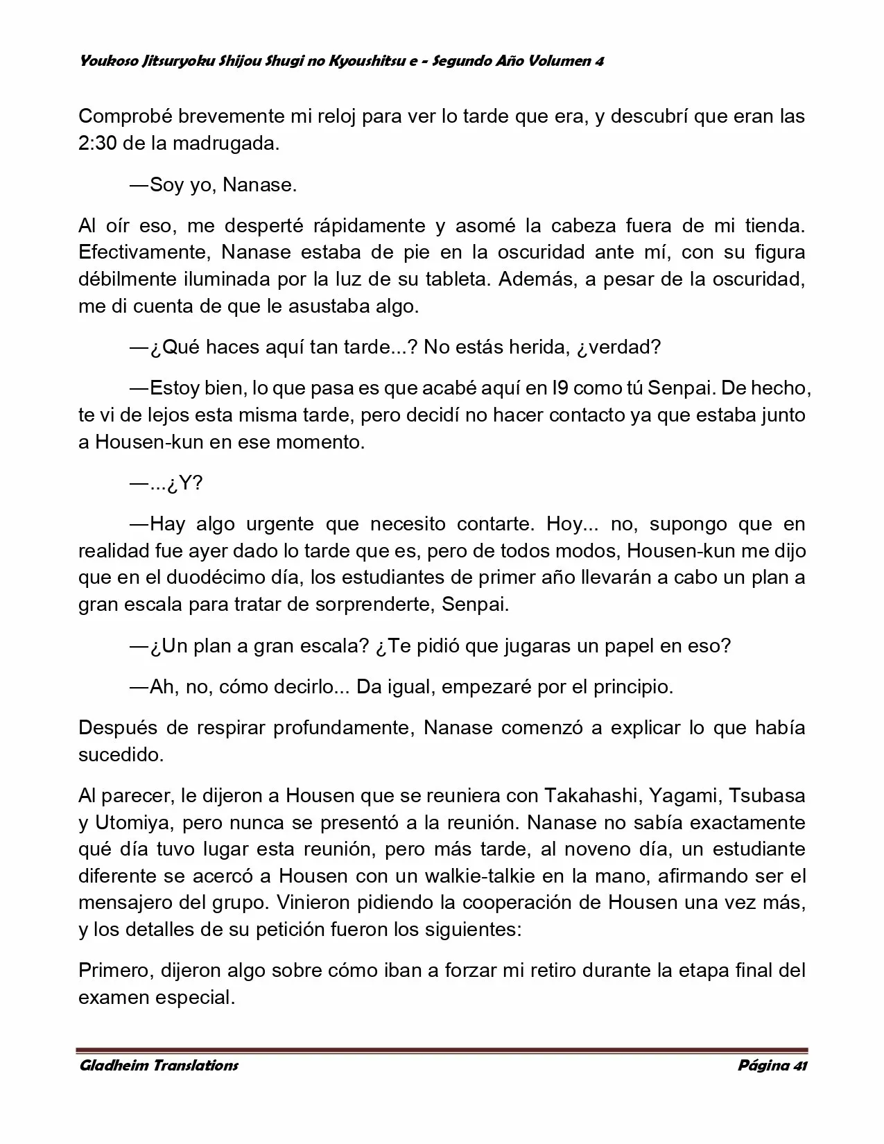 Página 41 del Manga
