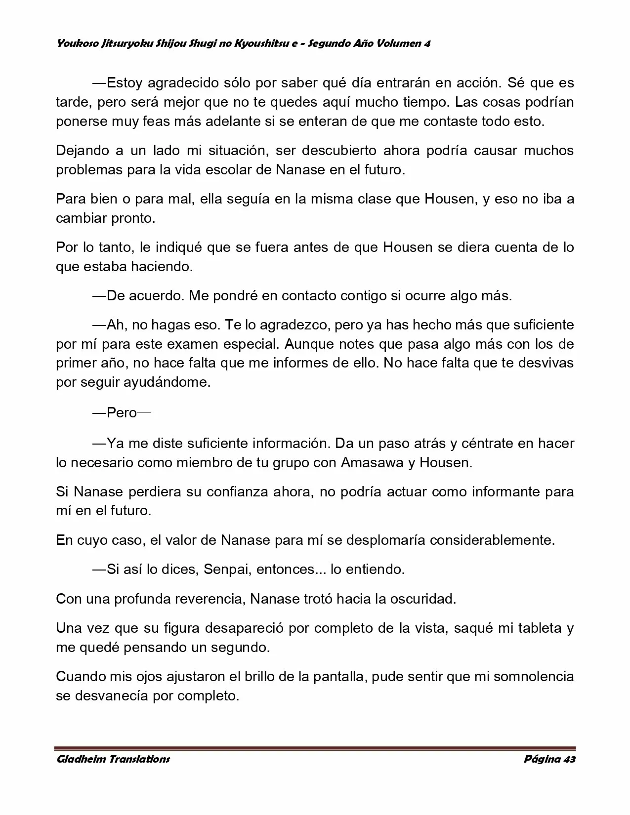 Página 43 del Manga
