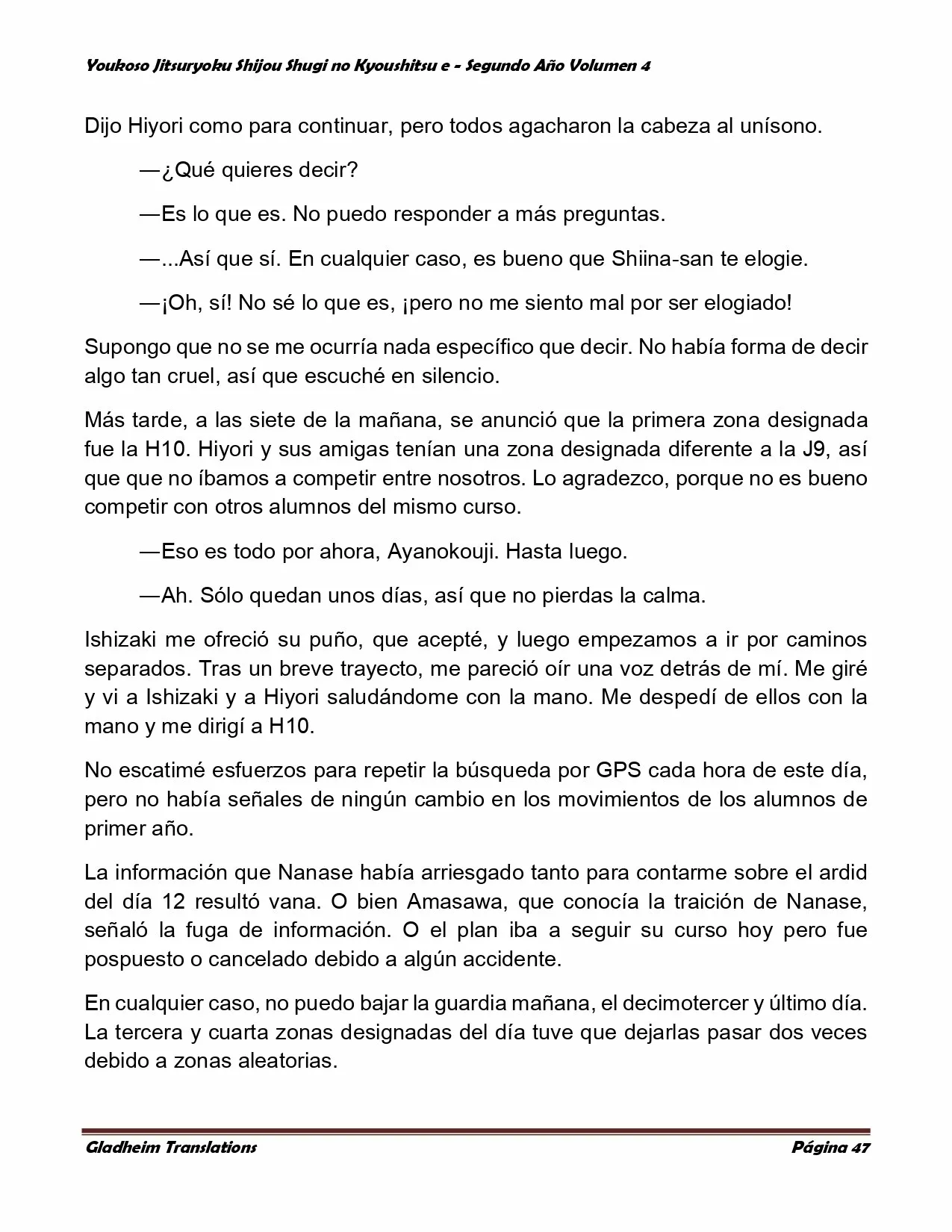 Página 47 del Manga