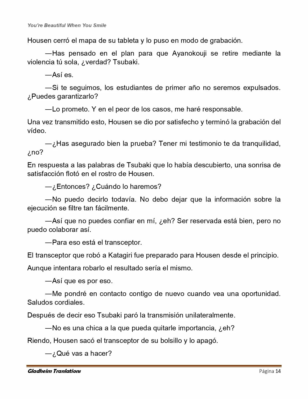 Página 14 del Manga