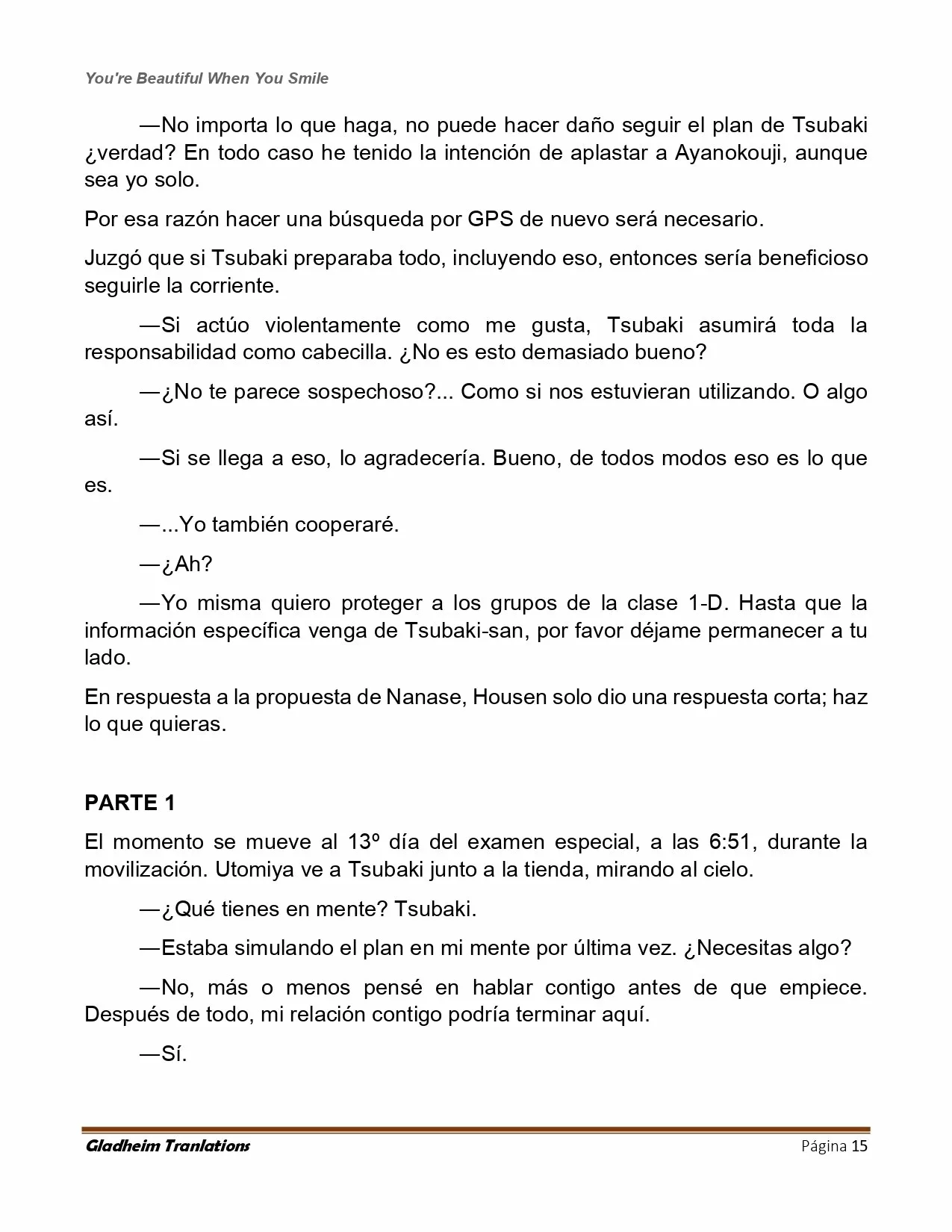 Página 15 del Manga