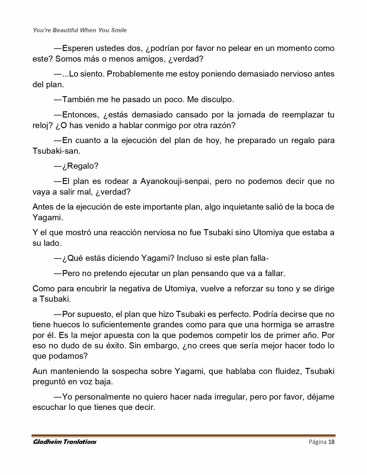 Página 18 del Manga