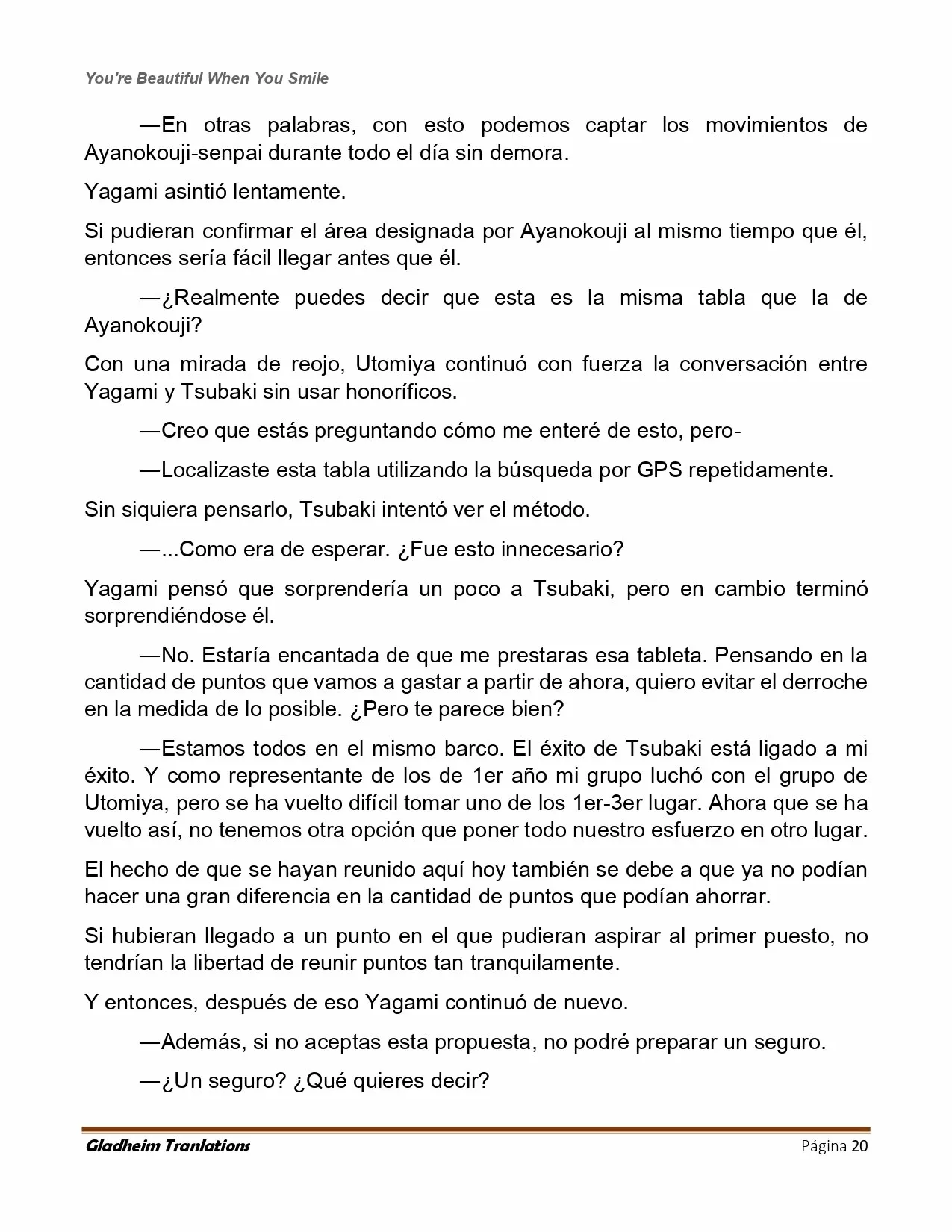 Página 20 del Manga