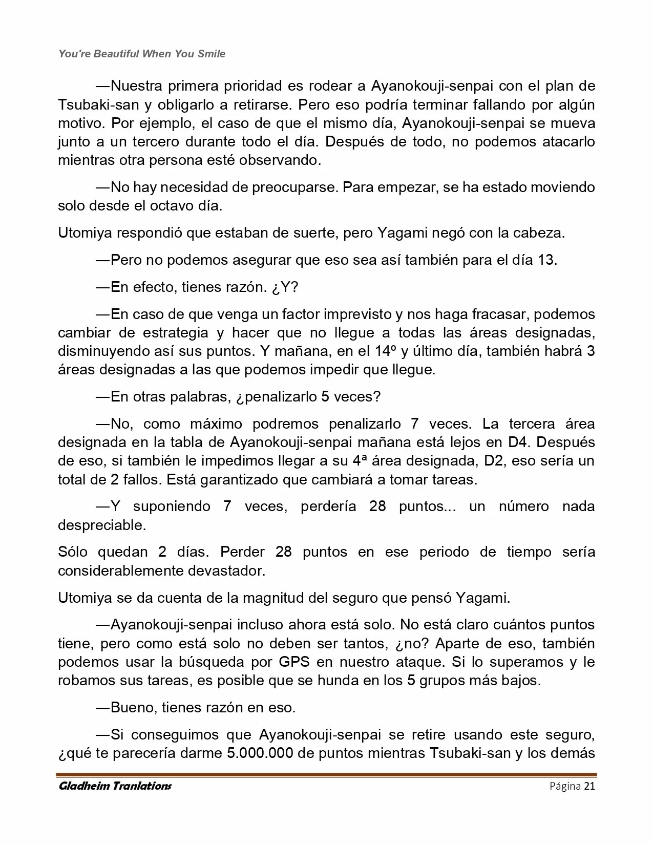 Página 21 del Manga