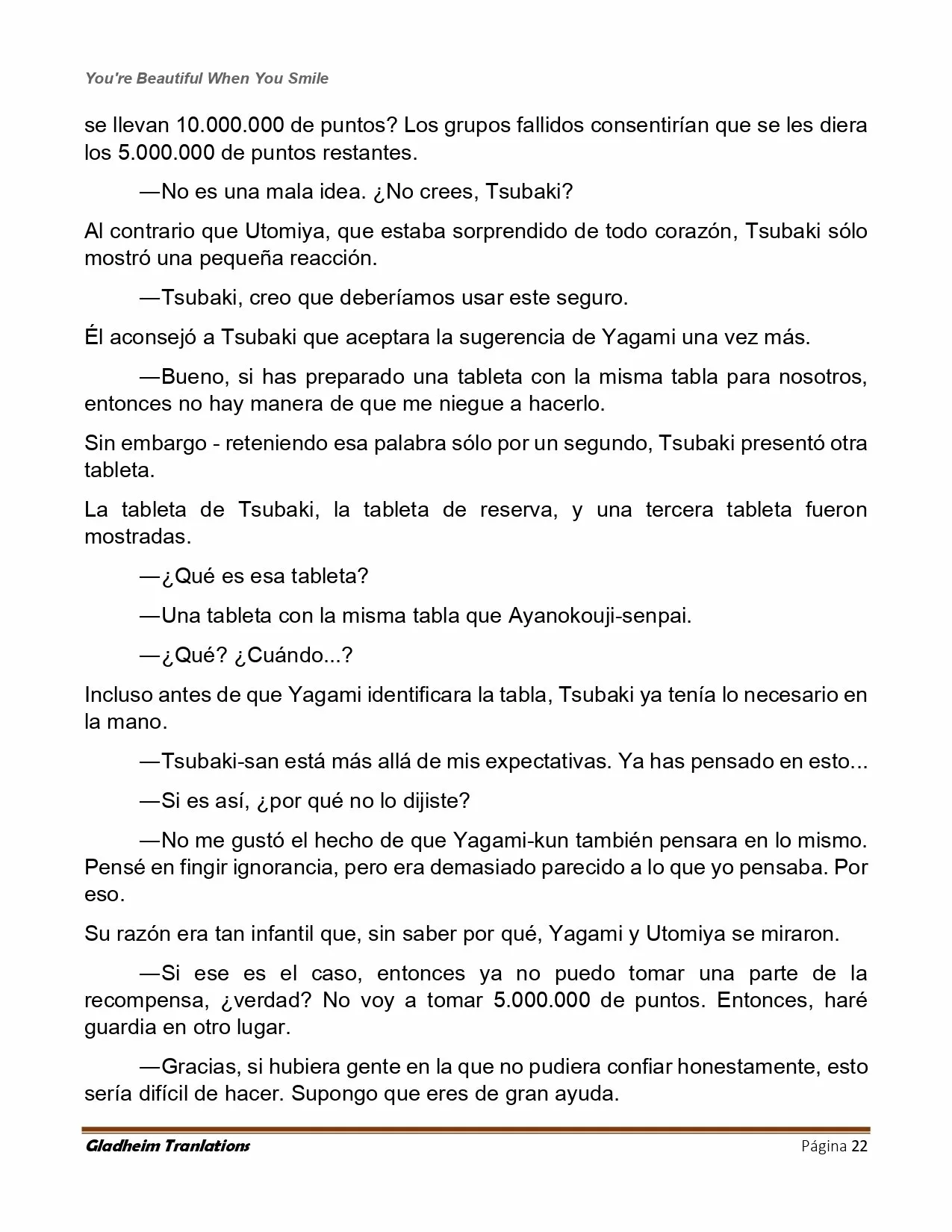 Página 22 del Manga