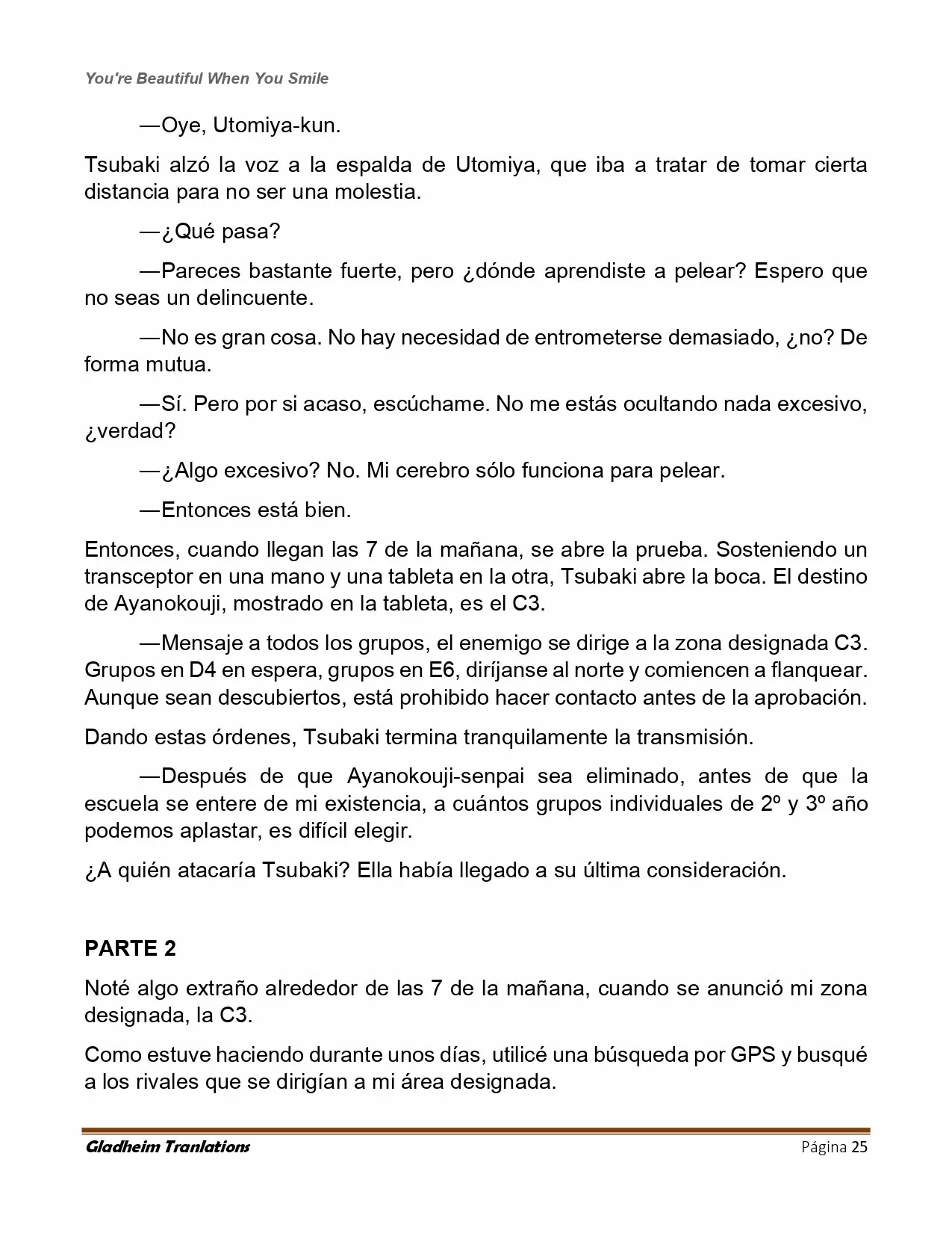 Página 25 del Manga