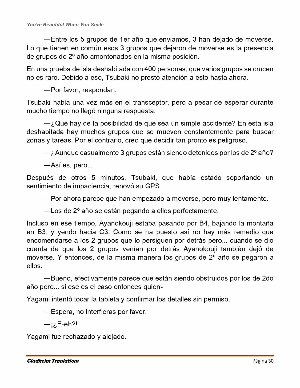 Página 30 del Manga