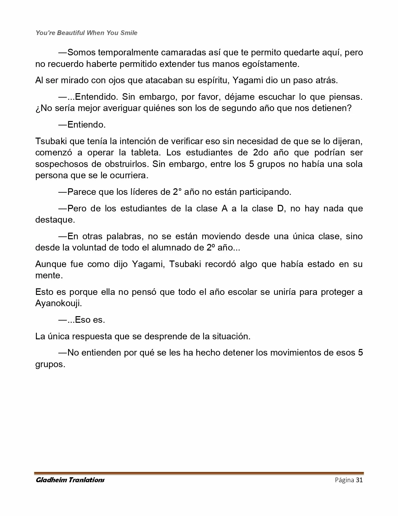 Página 31 del Manga