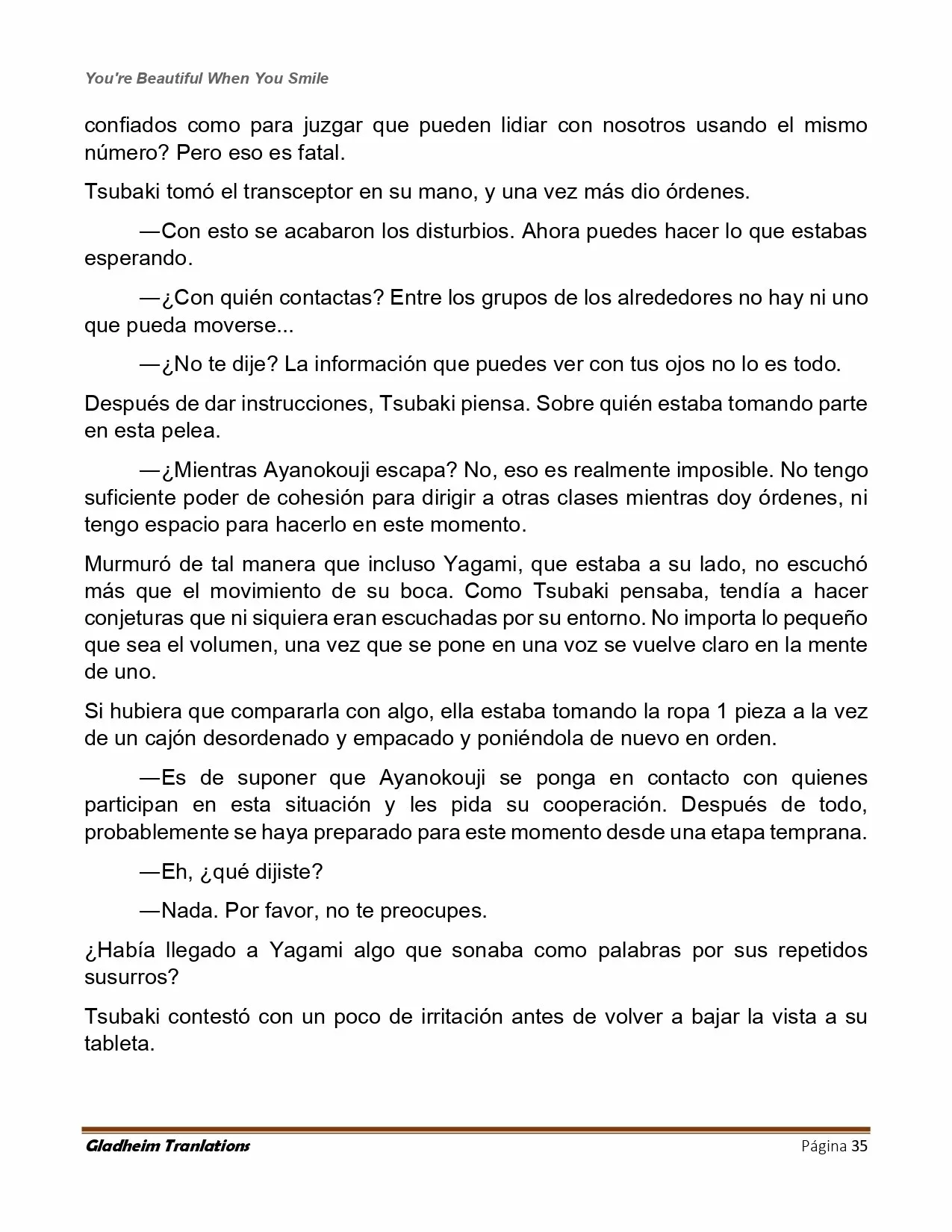 Página 35 del Manga