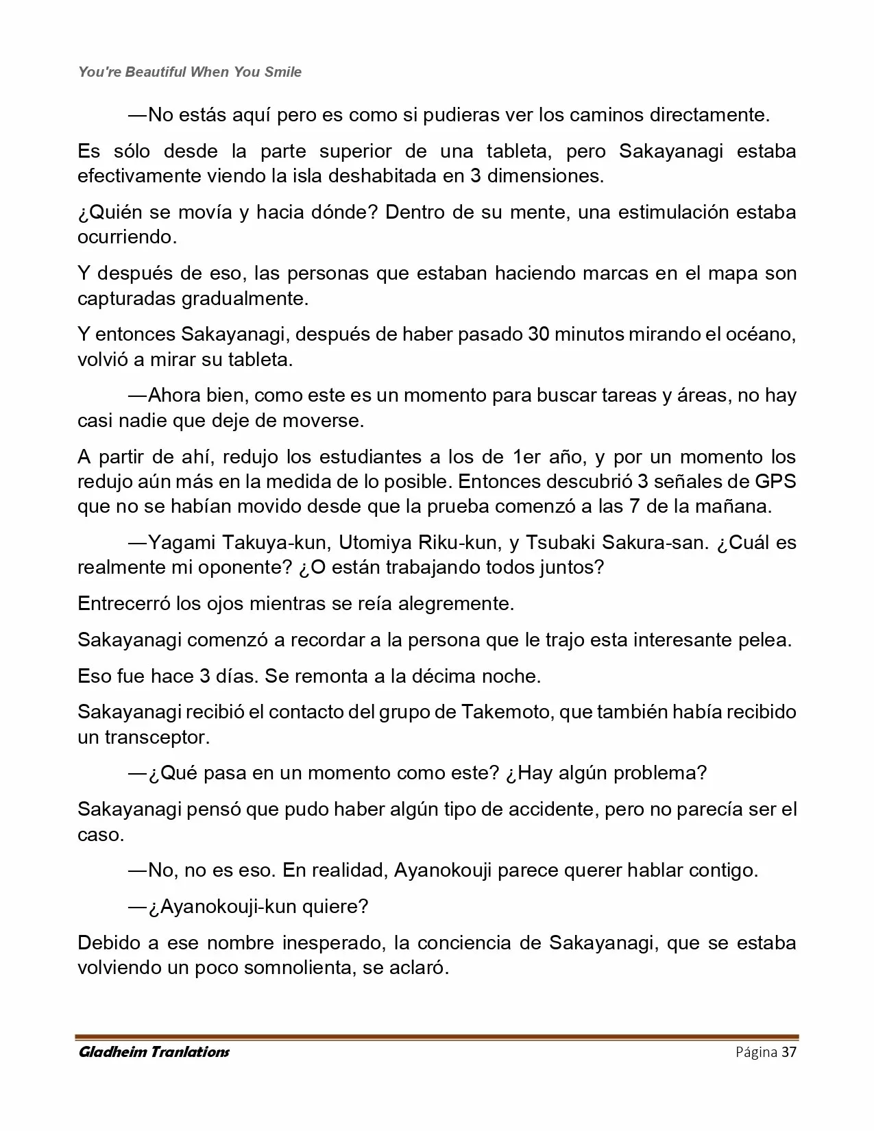 Página 37 del Manga