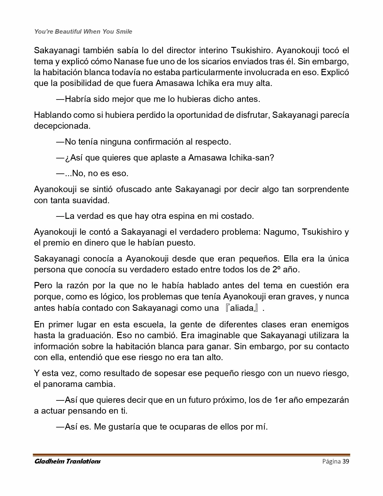 Página 39 del Manga