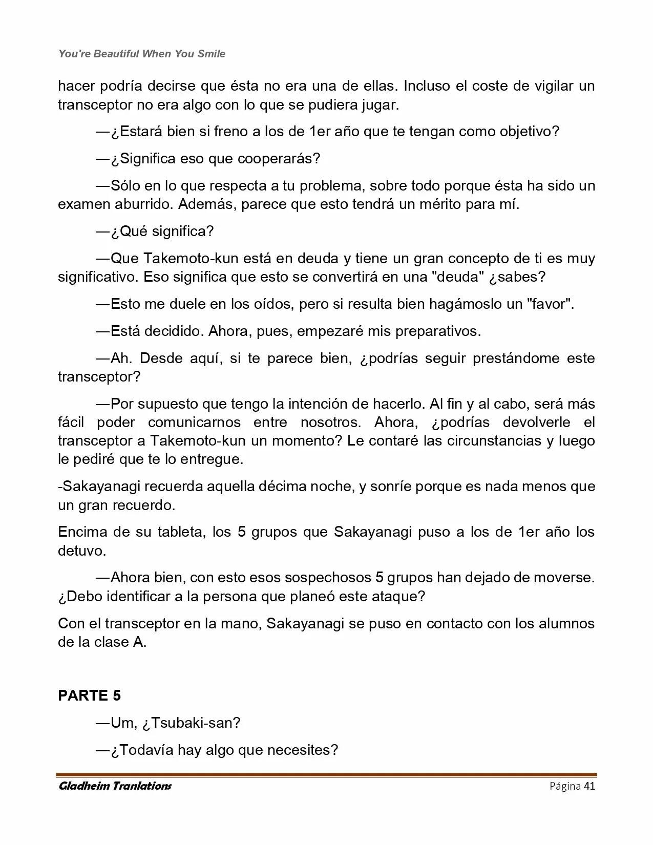 Página 41 del Manga