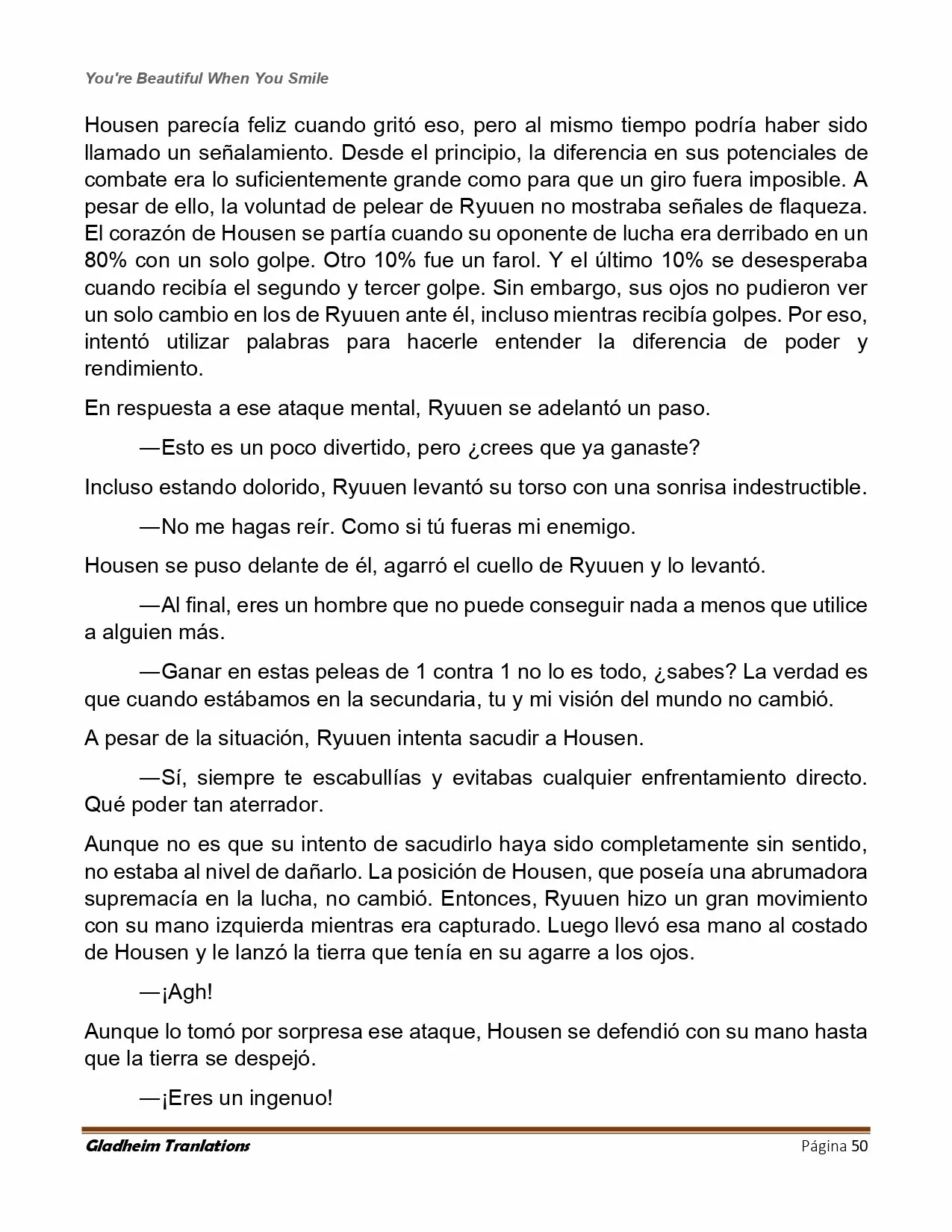 Página 50 del Manga