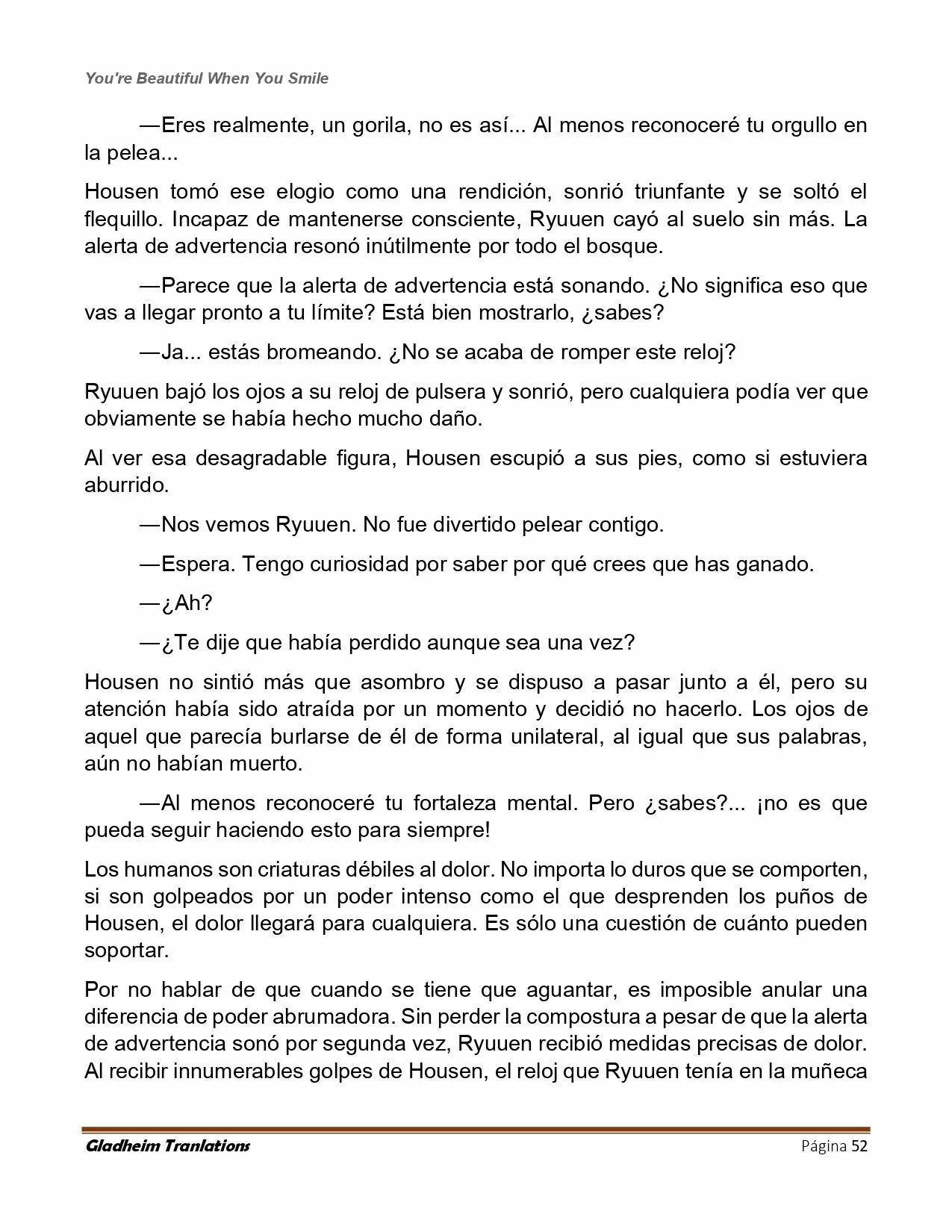 Página 52 del Manga