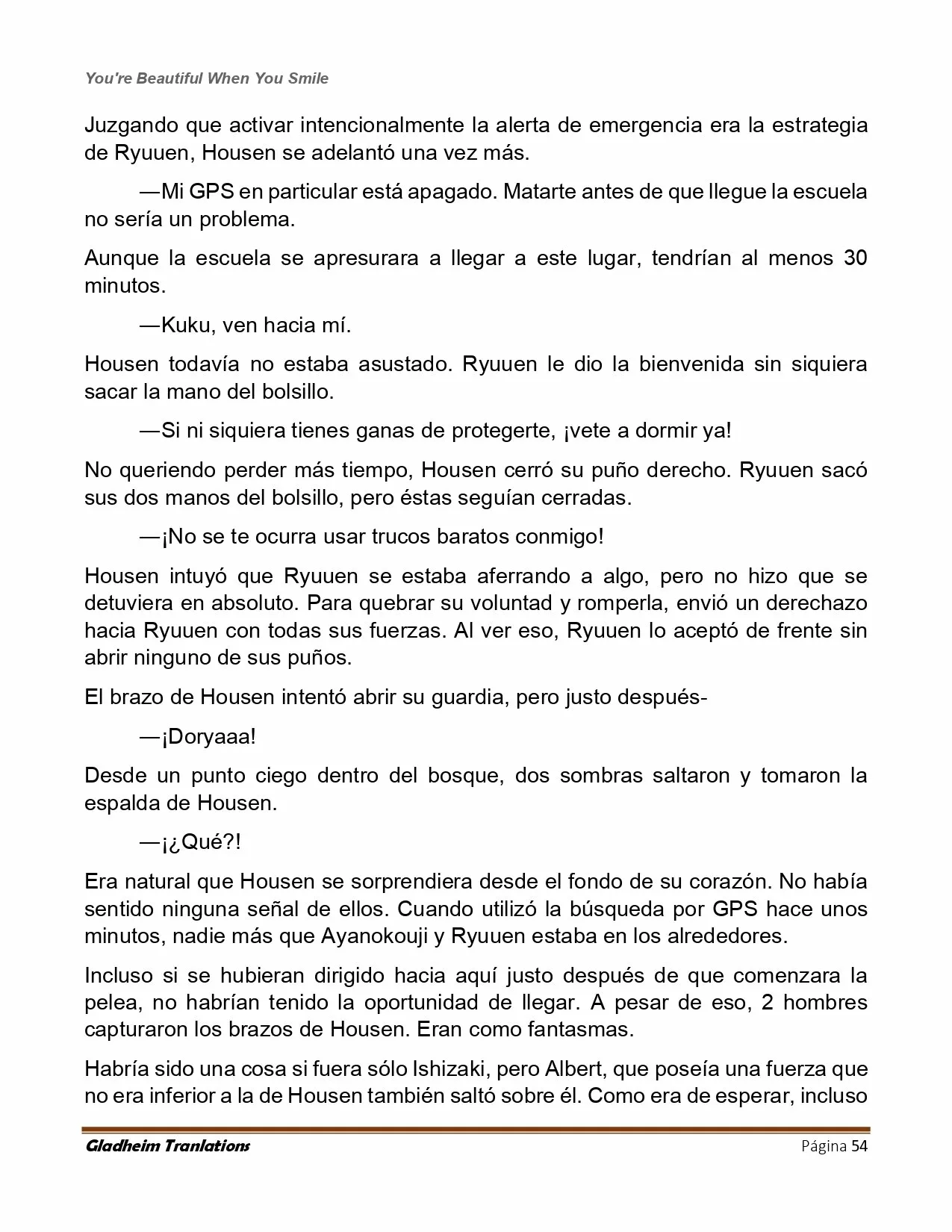 Página 54 del Manga