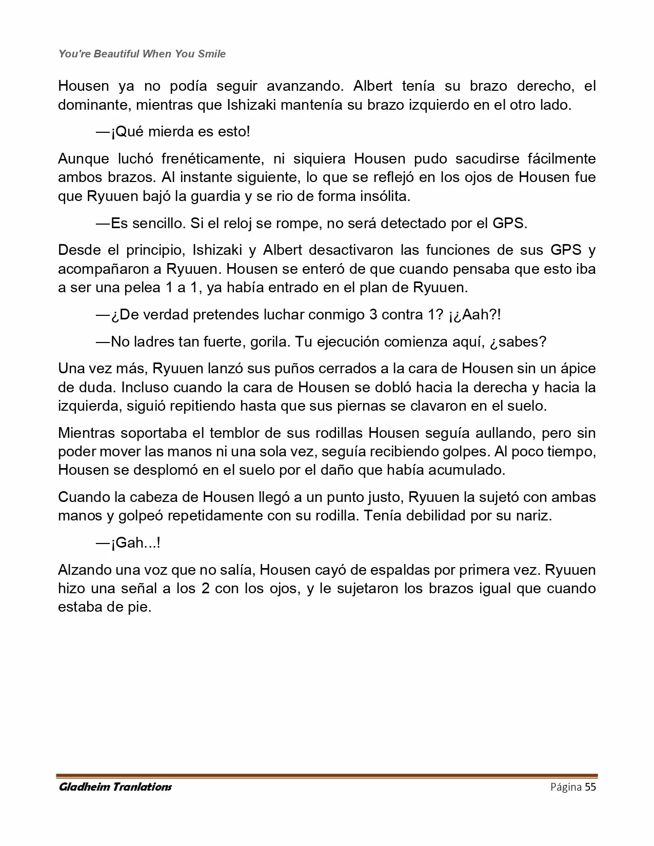 Página 55 del Manga