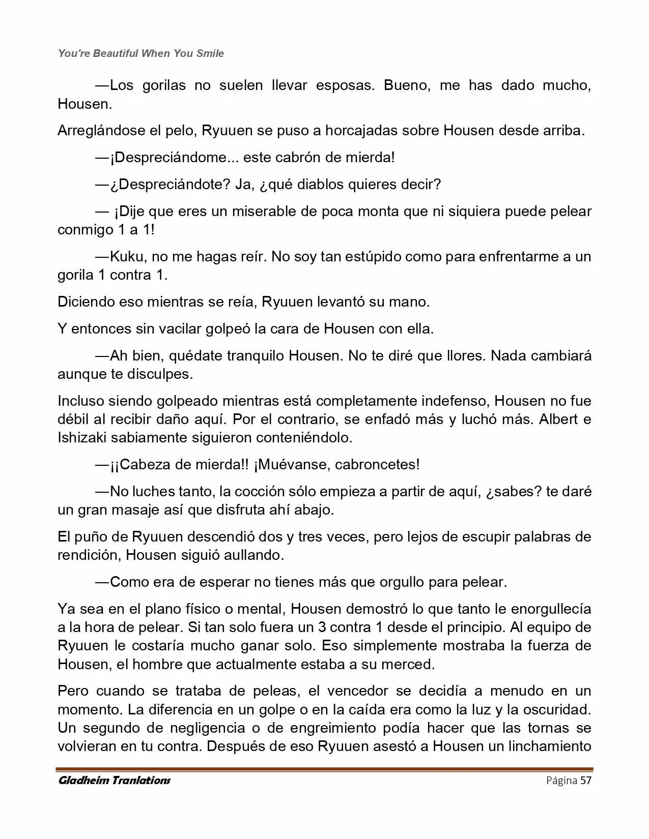 Página 57 del Manga