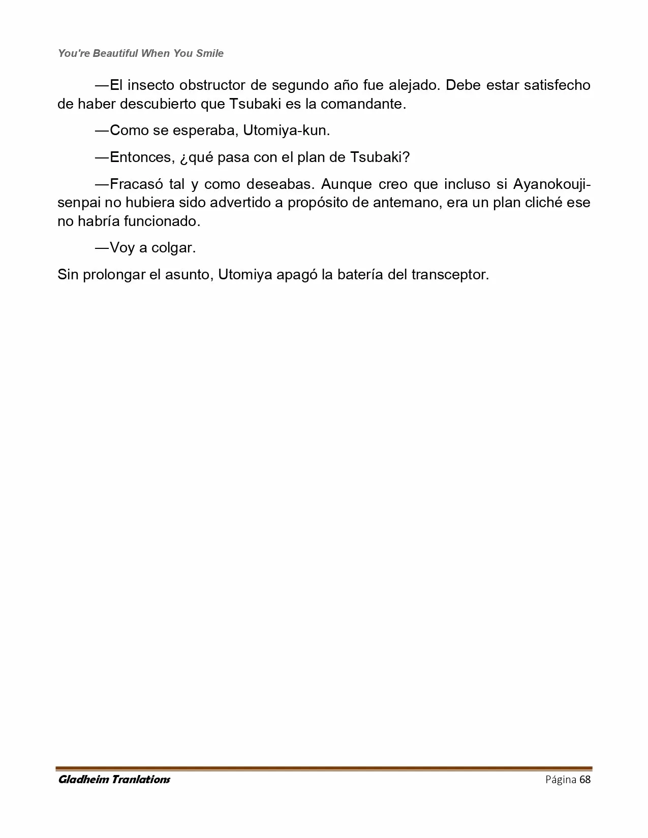 Página 68 del Manga