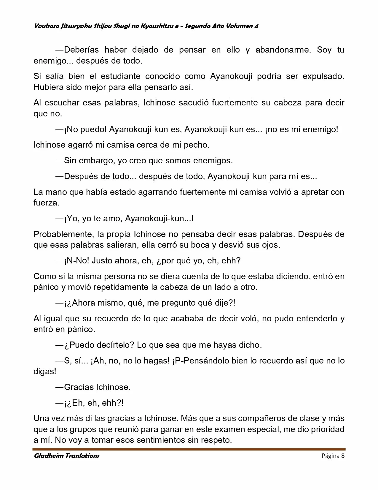Página 8 del Manga