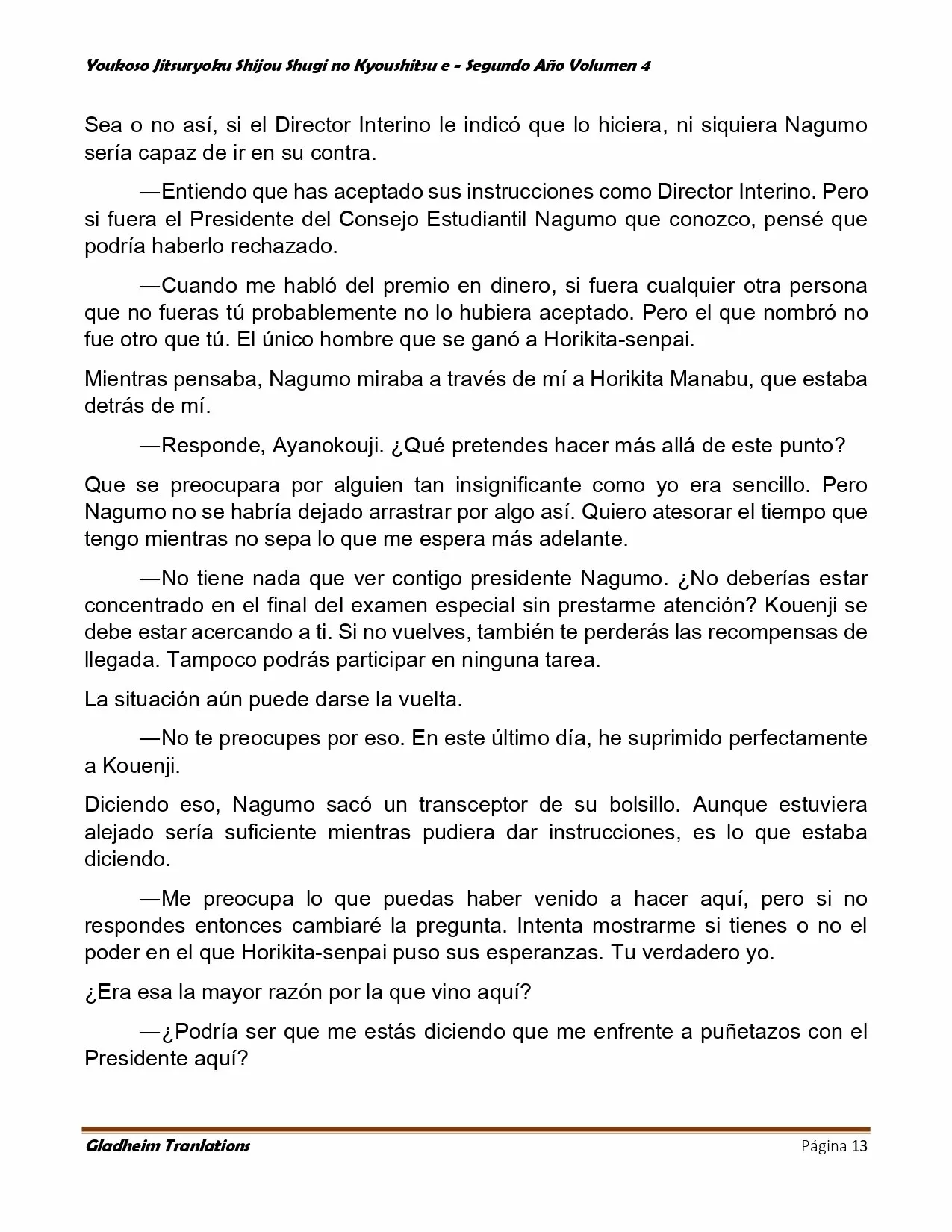 Página 13 del Manga