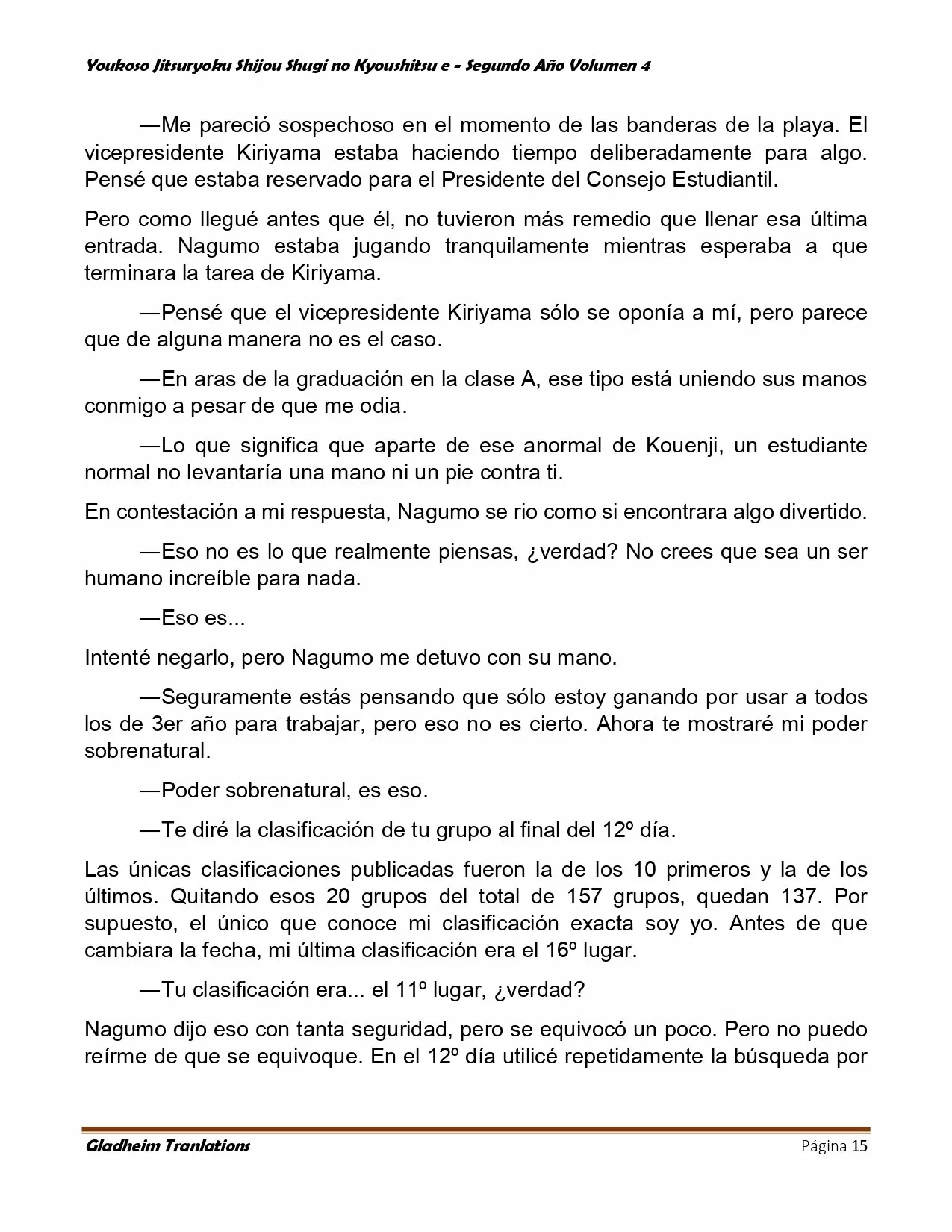 Página 15 del Manga
