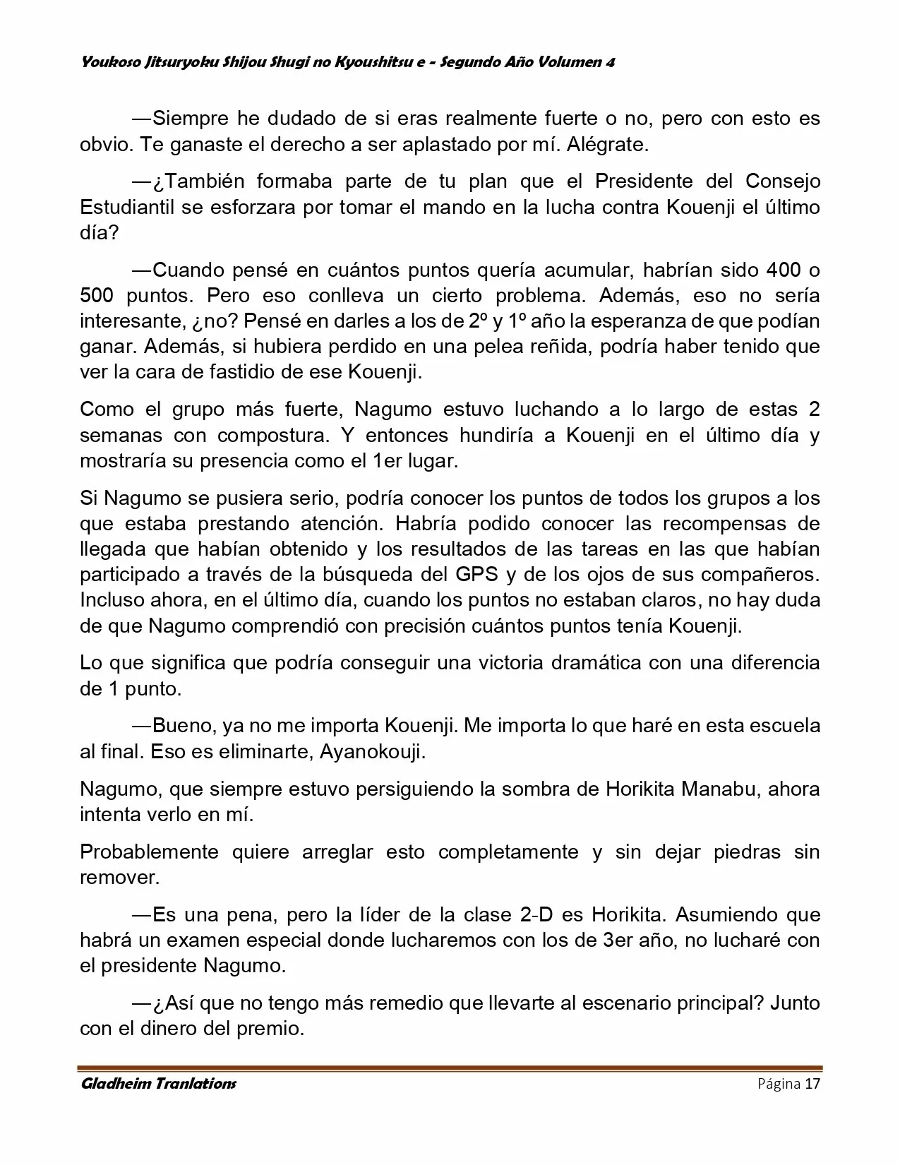 Página 17 del Manga